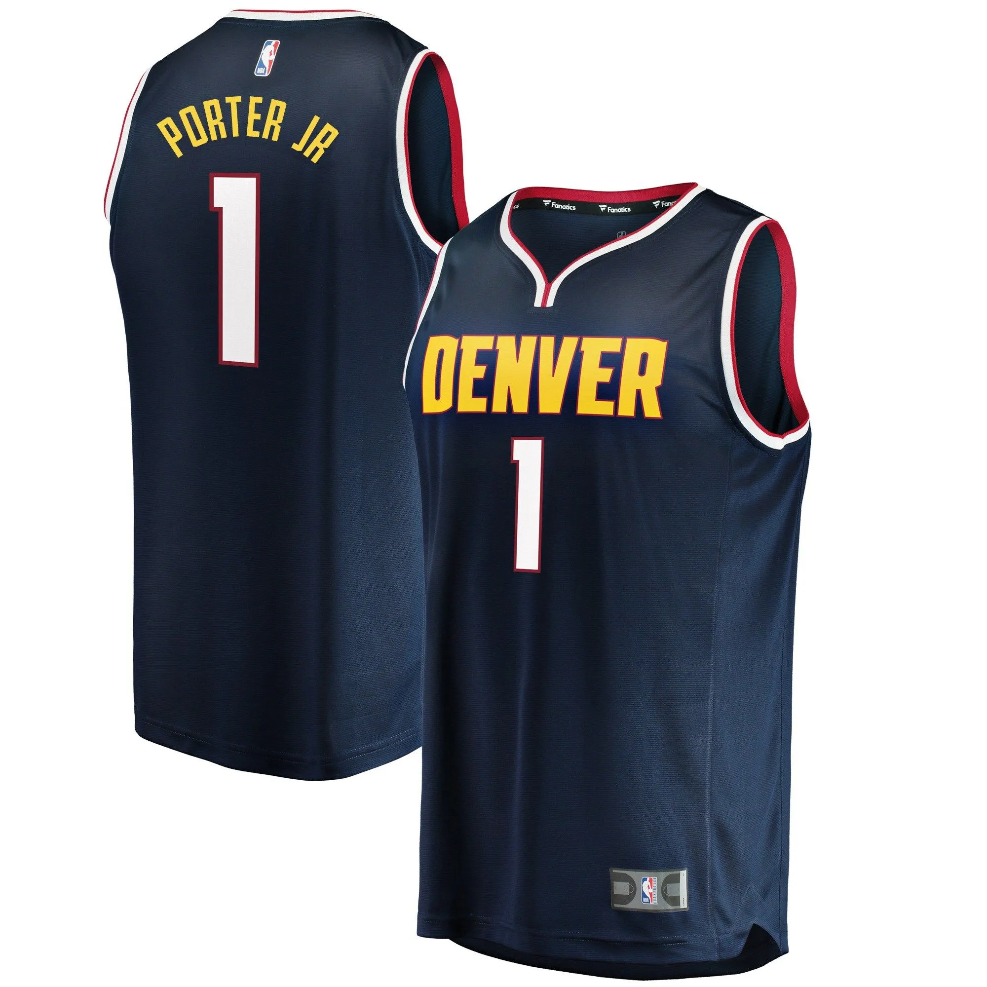 Michael Porter Jr. Denver Nuggets Fanatics Branded Fast Break Replica Jersey - Icon Edition - Blue