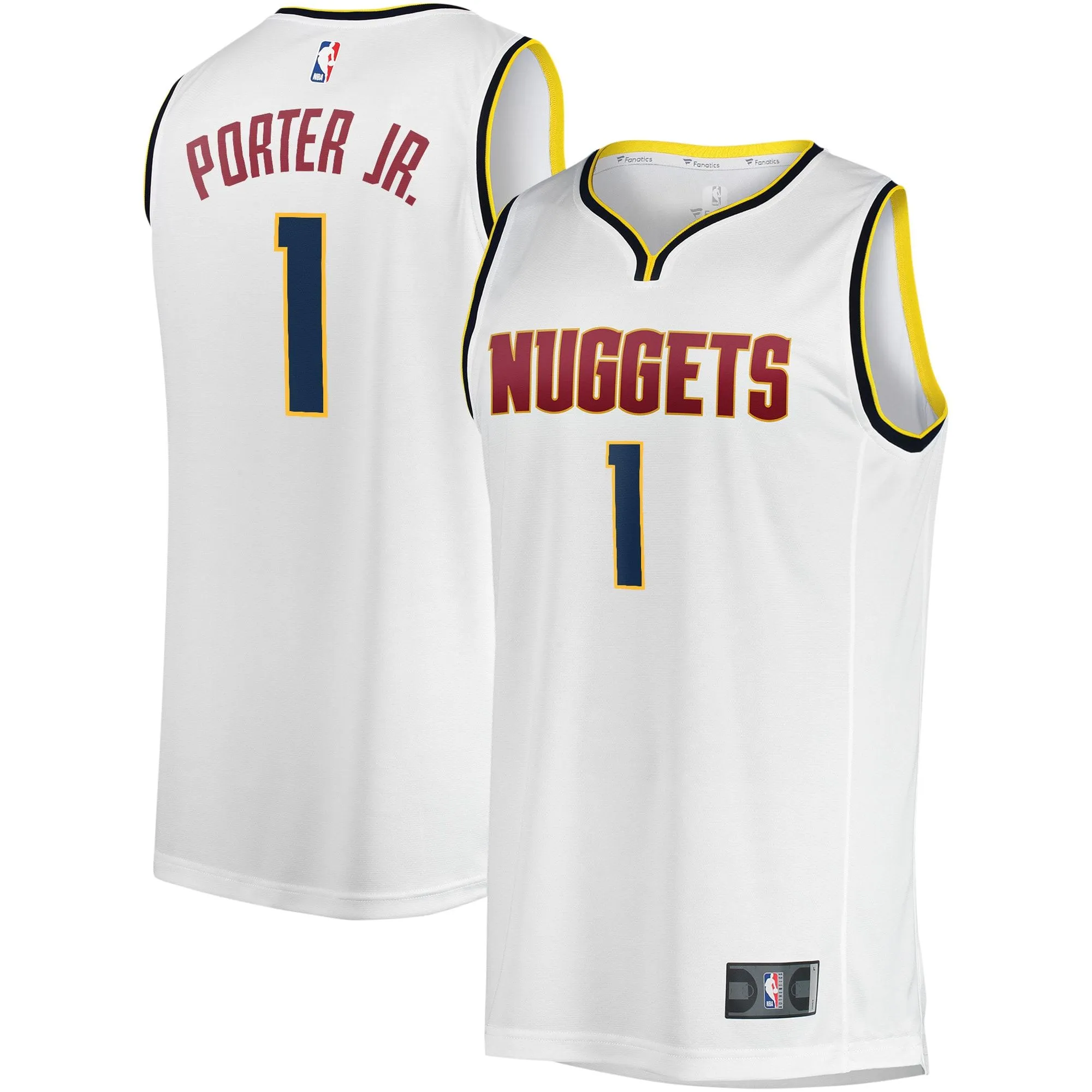 Michael Porter Jr. Denver Nuggets Fanatics Branded Youth Fast Break Player Jersey - Association Edition - White