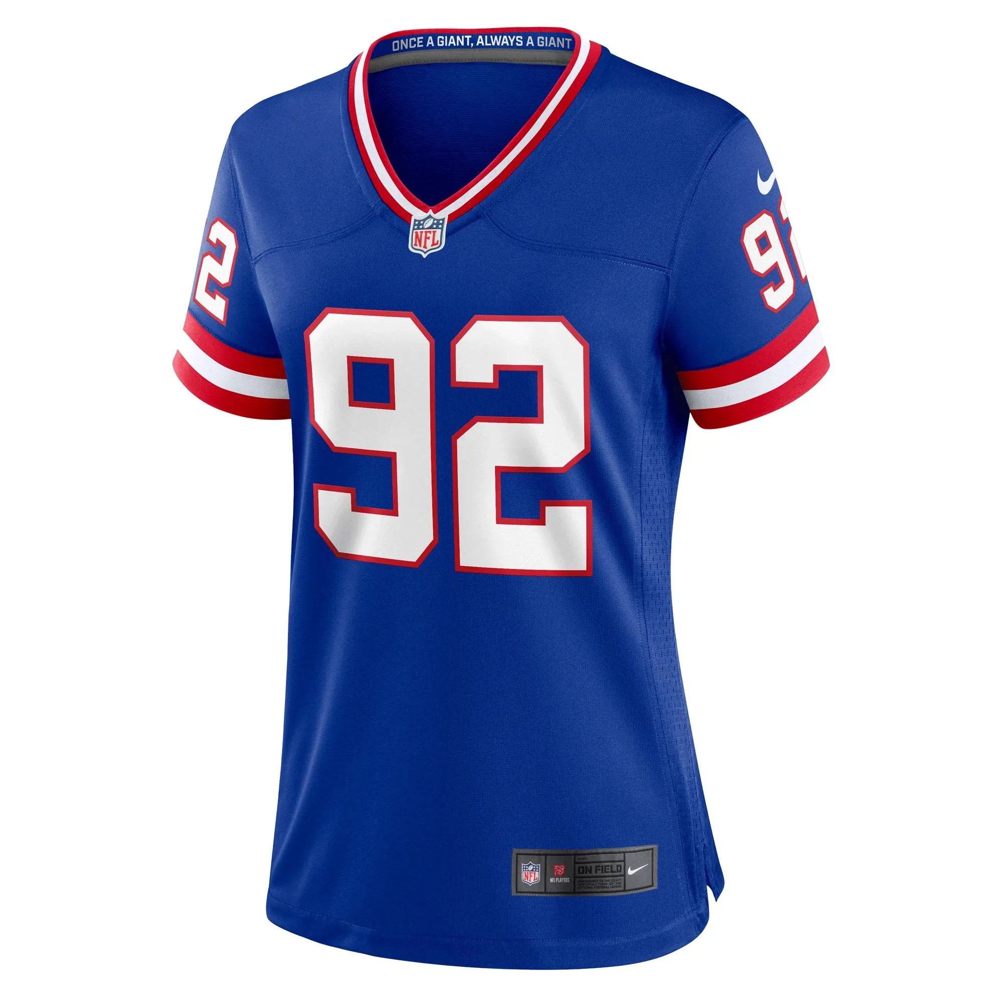 Michael Strahan New York Giants  Women's Classic Retired Player Game Jersey - Royal