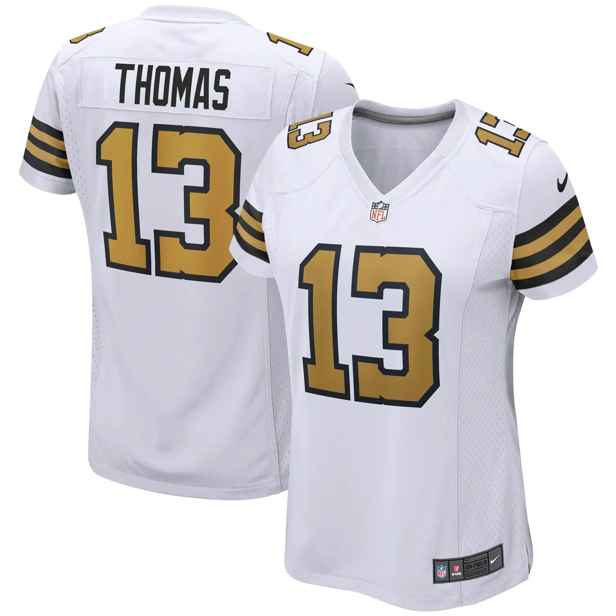 Michael Thomas New Orleans Saints  Women's Alternate Game Jersey - White