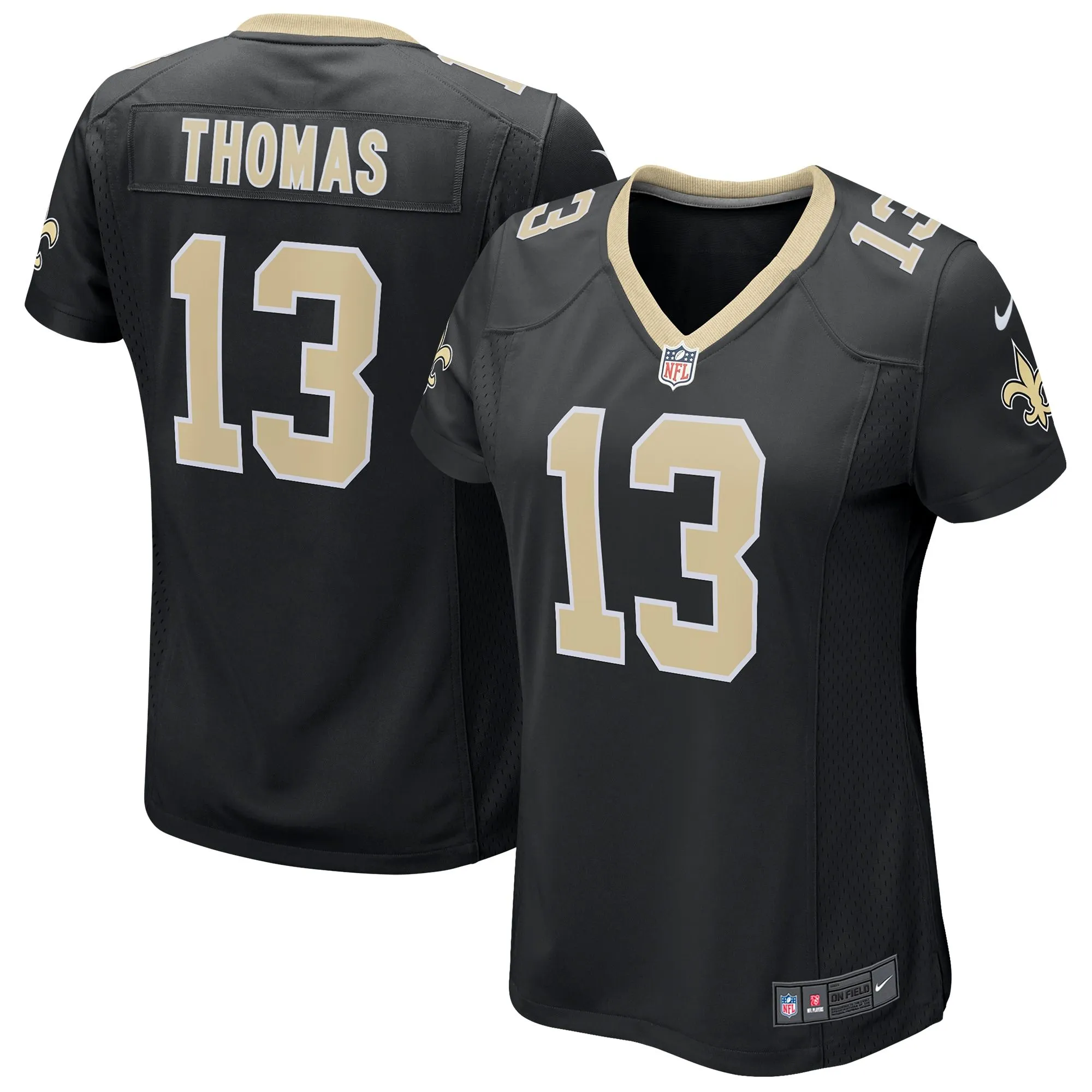 Michael Thomas New Orleans Saints  Women's Game Jersey - Black