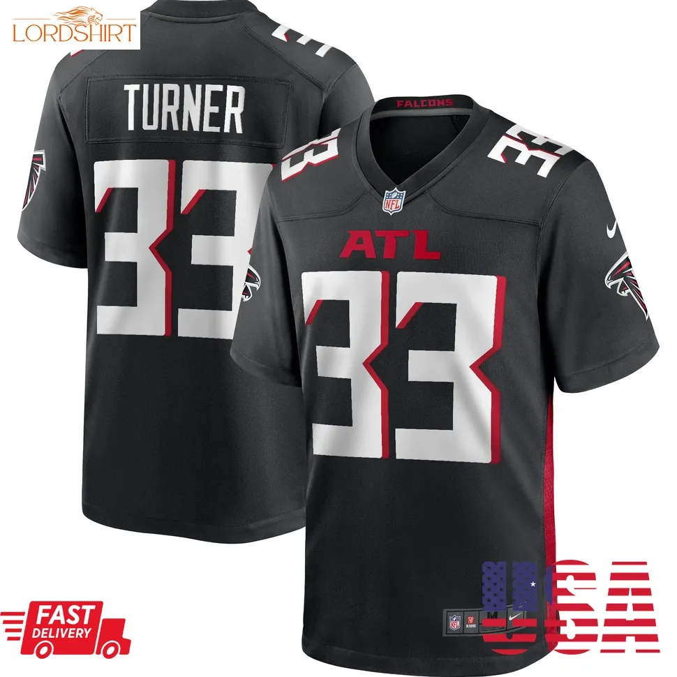 Michael Turner Atlanta Falcons  Game Retired Player Jersey   Black