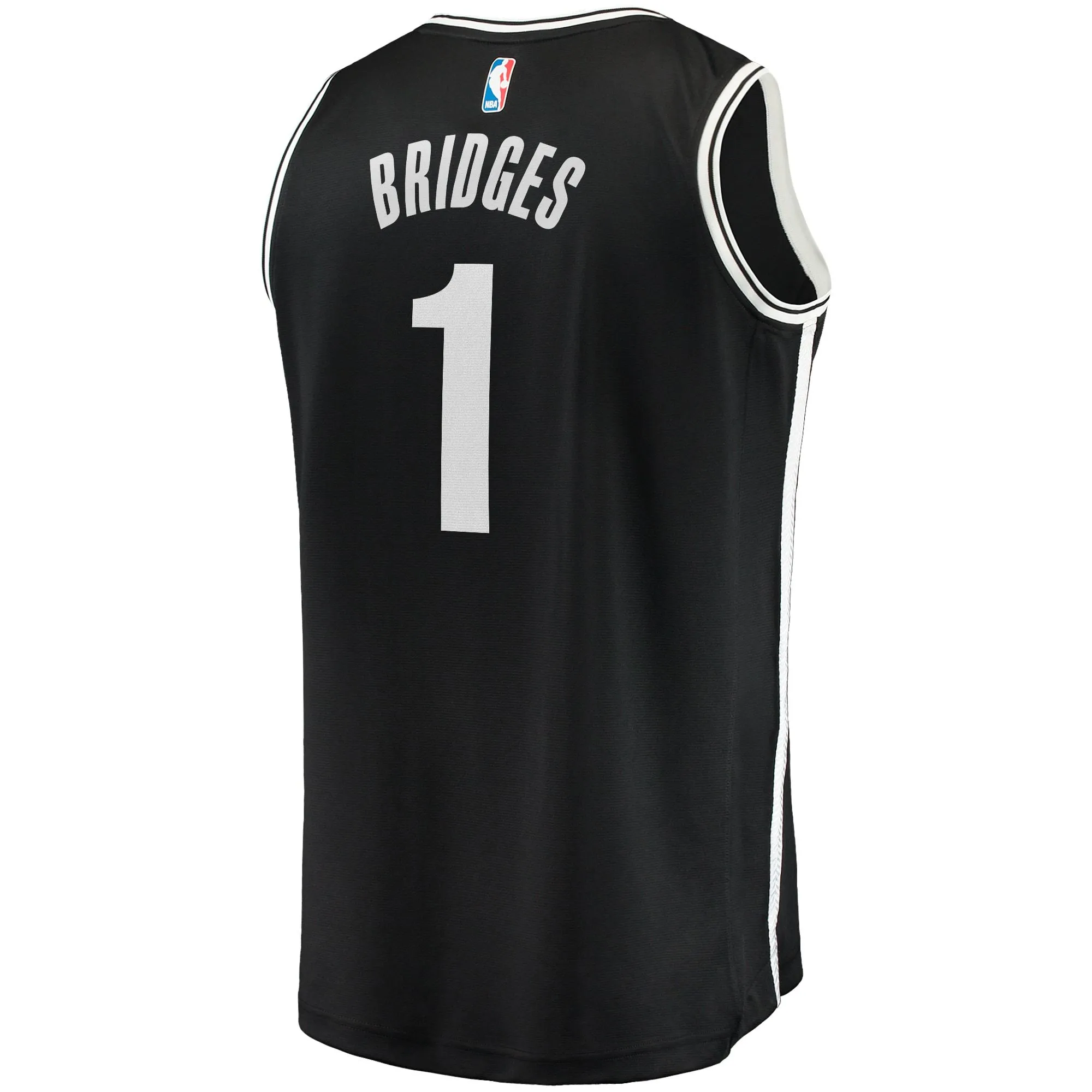 Mikal Bridges Brooklyn Nets Fanatics Branded Big & Tall Fast Break Player Jersey - Black - Icon Edition