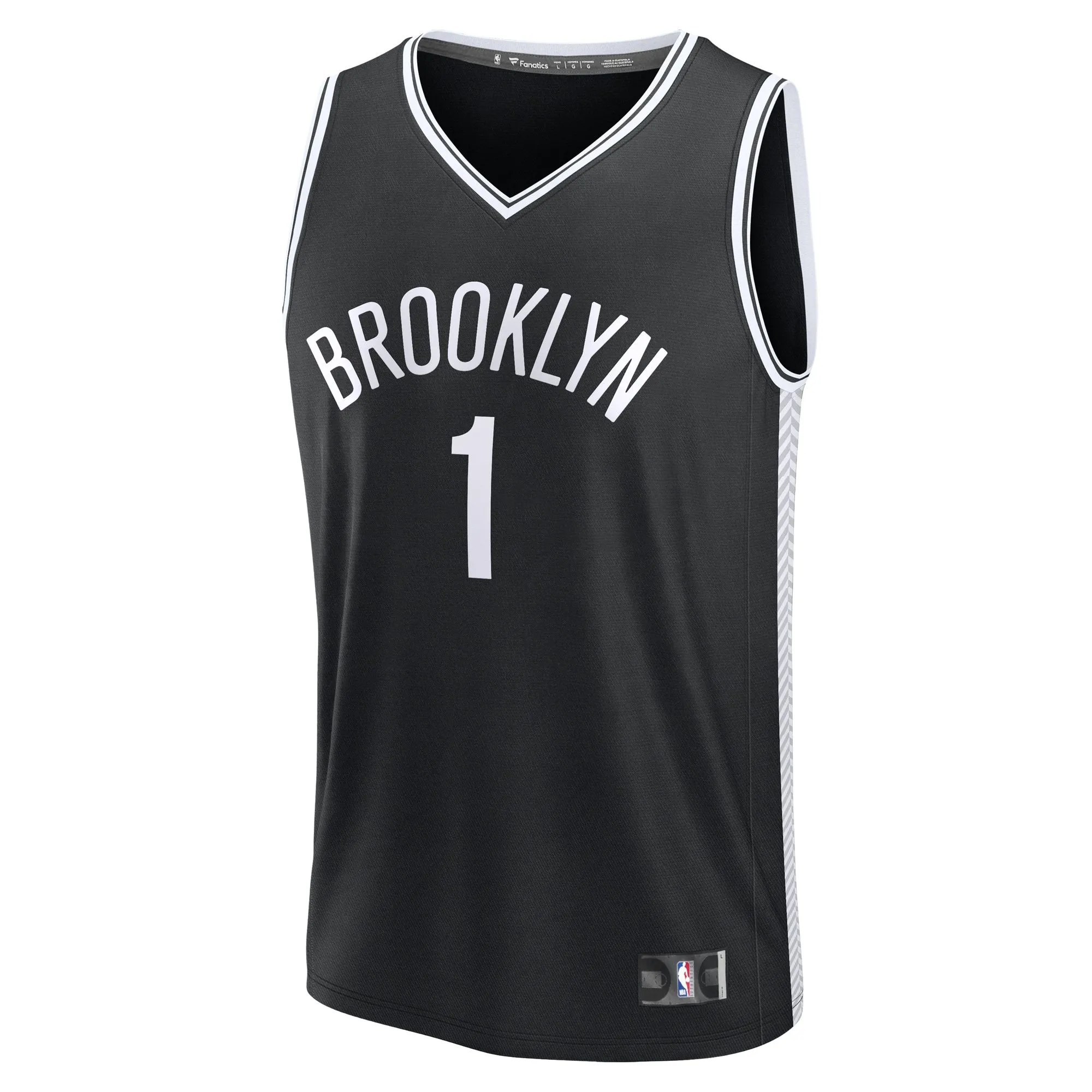 Mikal Bridges Brooklyn Nets Fanatics Branded Fast Break Player Jersey - Icon Edition - Black