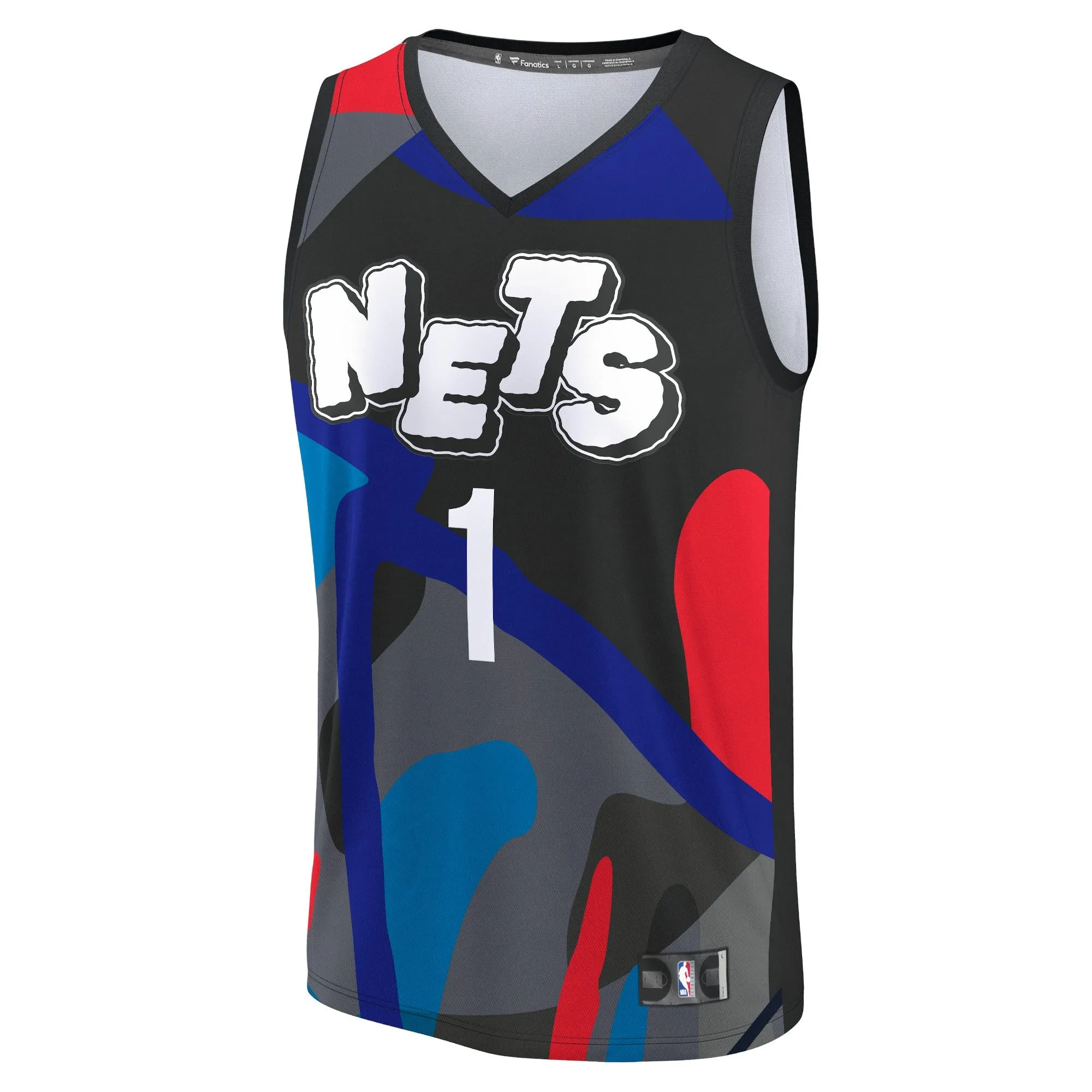 Mikal Bridges Brooklyn Nets Fanatics Branded Youth Fast Break Jersey - Black - City Edition