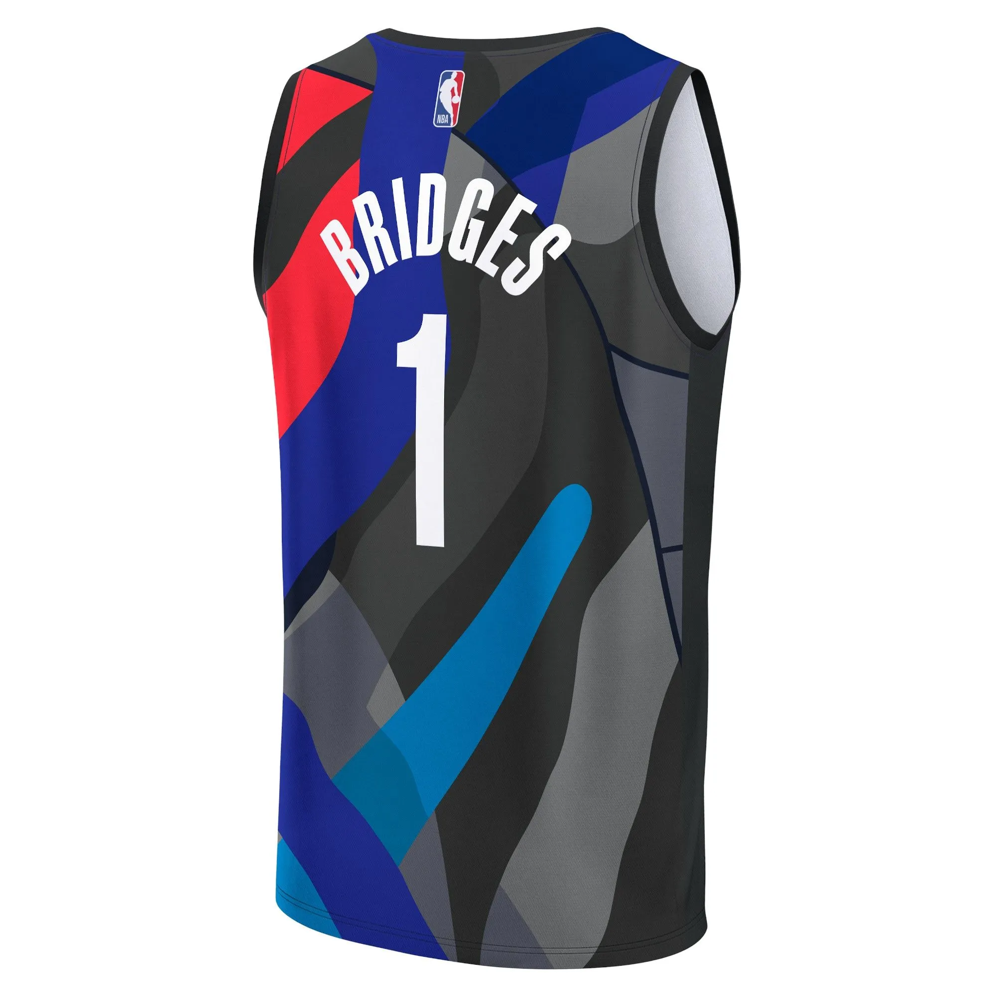 Mikal Bridges Brooklyn Nets Fanatics Branded Youth Fast Break Jersey - Black - City Edition