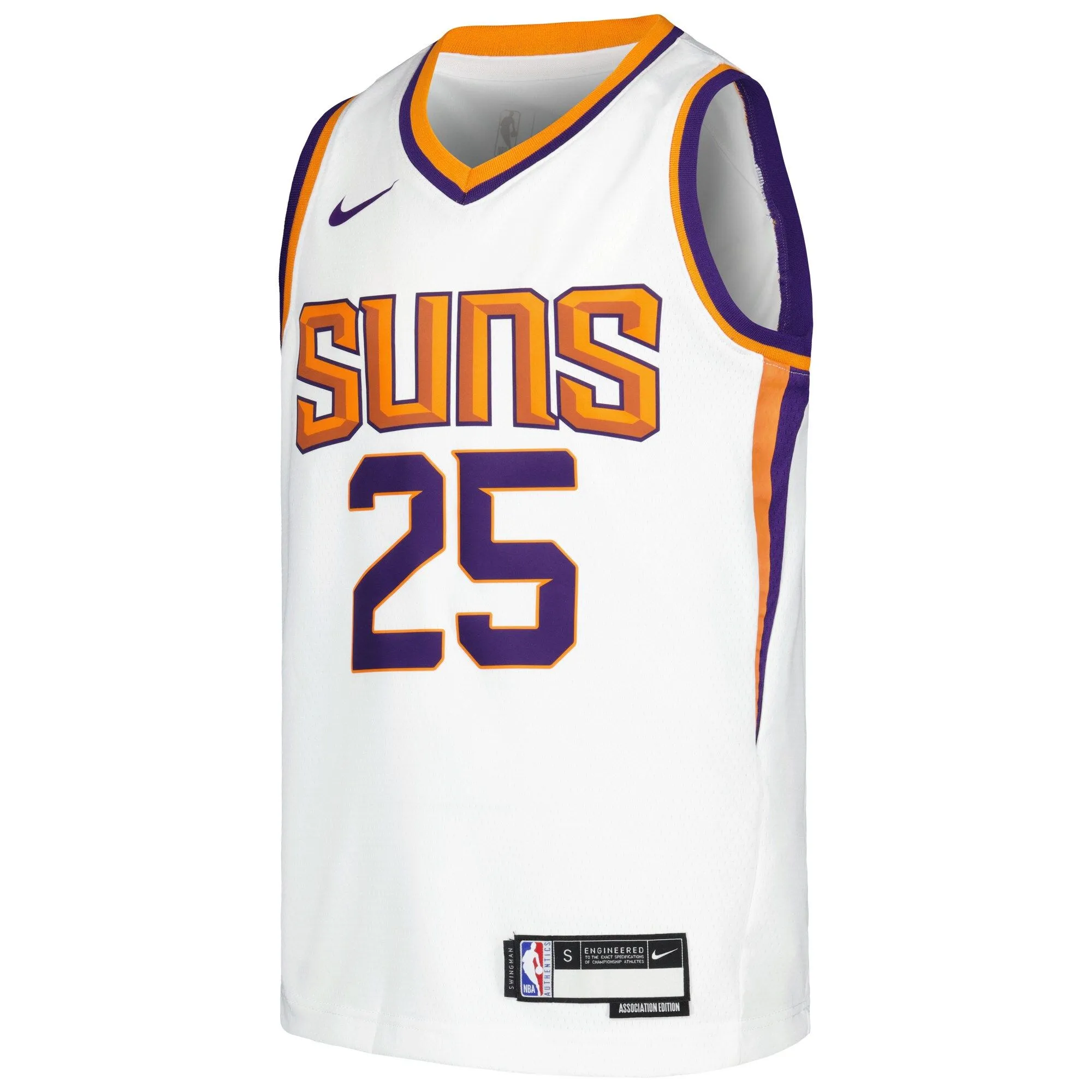 Mikal Bridges Phoenix Suns  Youth Swingman Jersey -Association Edition - White