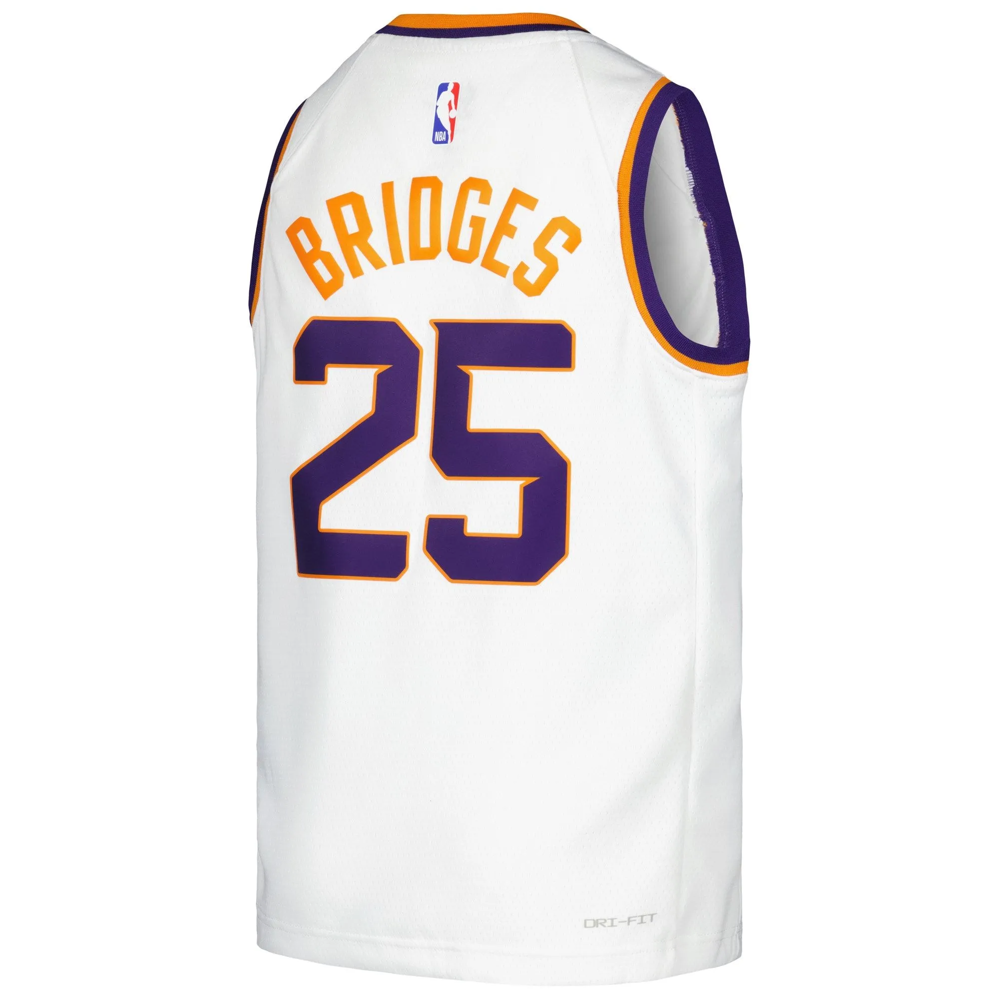 Mikal Bridges Phoenix Suns  Youth Swingman Jersey -Association Edition - White