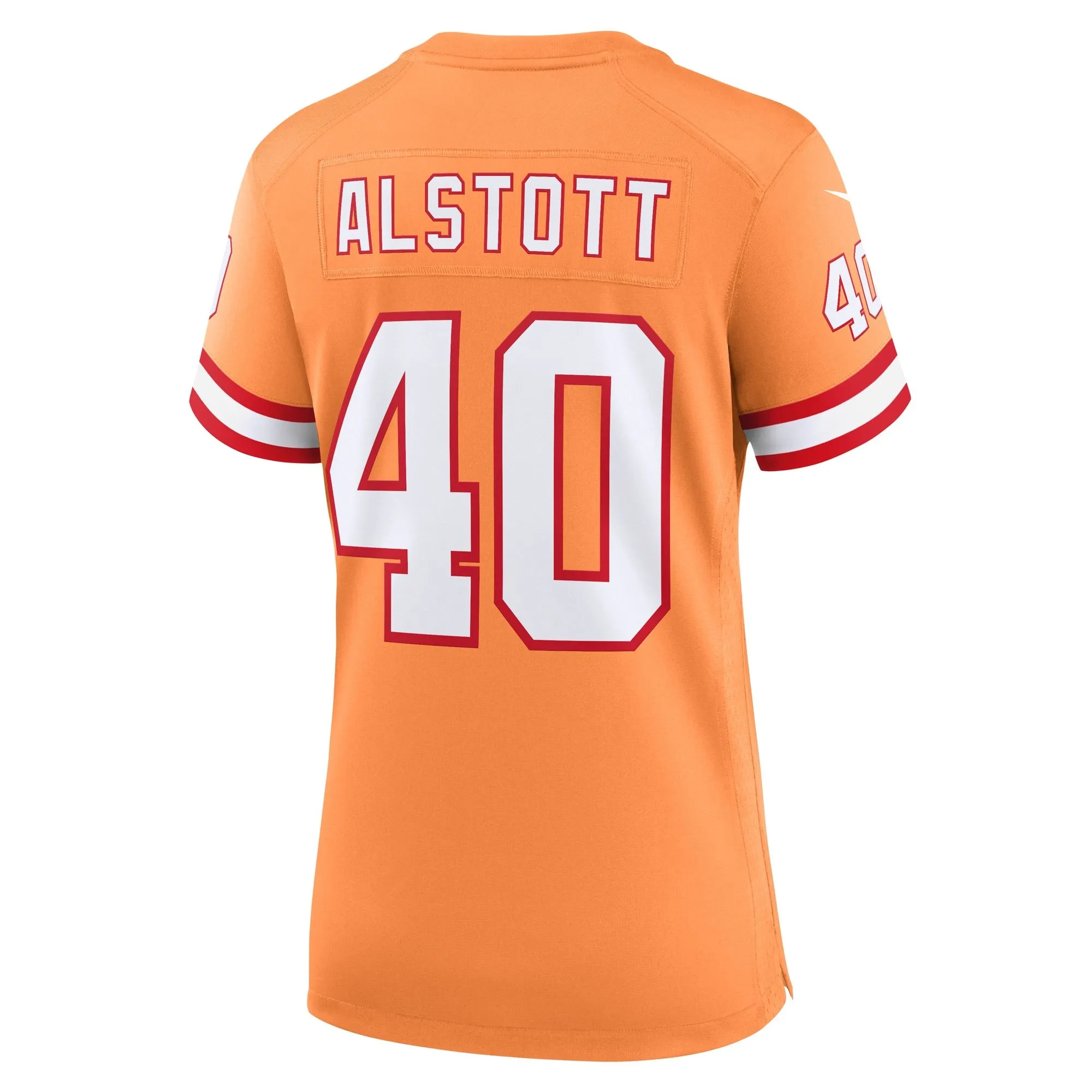 Mike Alstott Tampa Bay Buccaneers  Women's Throwback Game Jersey - Orange