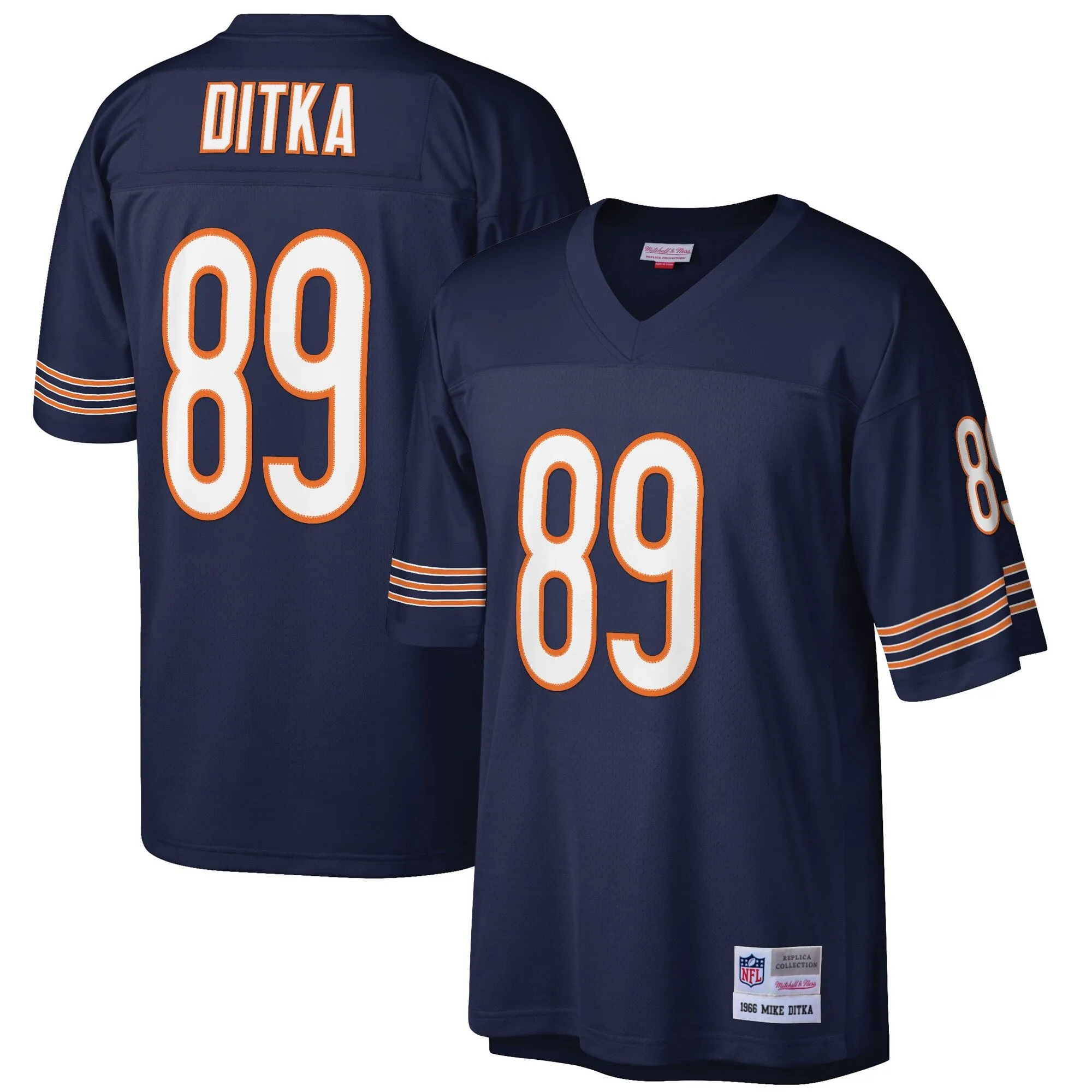 Mike Ditka Chicago Bears Mitchell & Ness Retired Player Legacy Replica Jersey - Navy