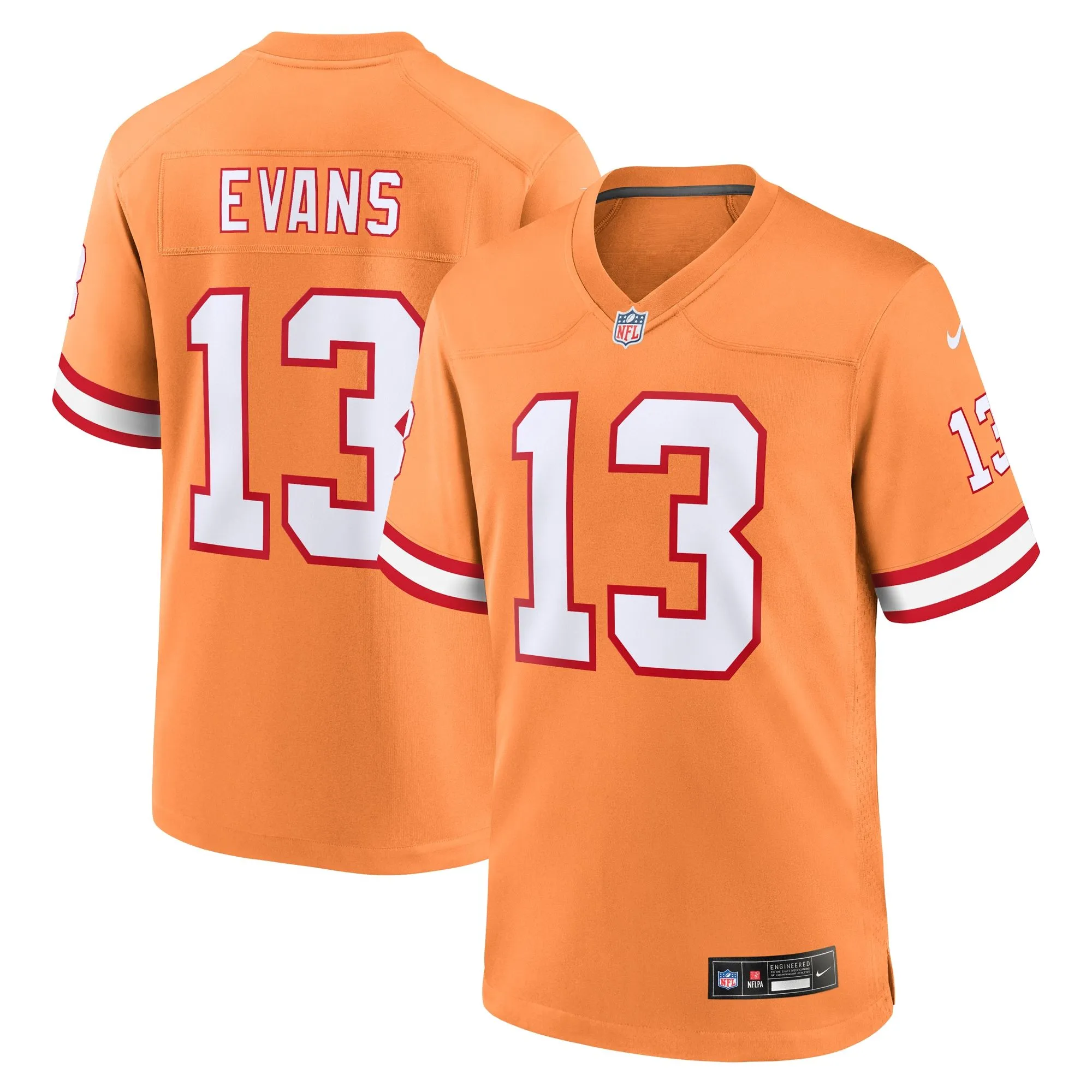 Mike Evans Tampa Bay Buccaneers  Throwback Game Jersey - Orange