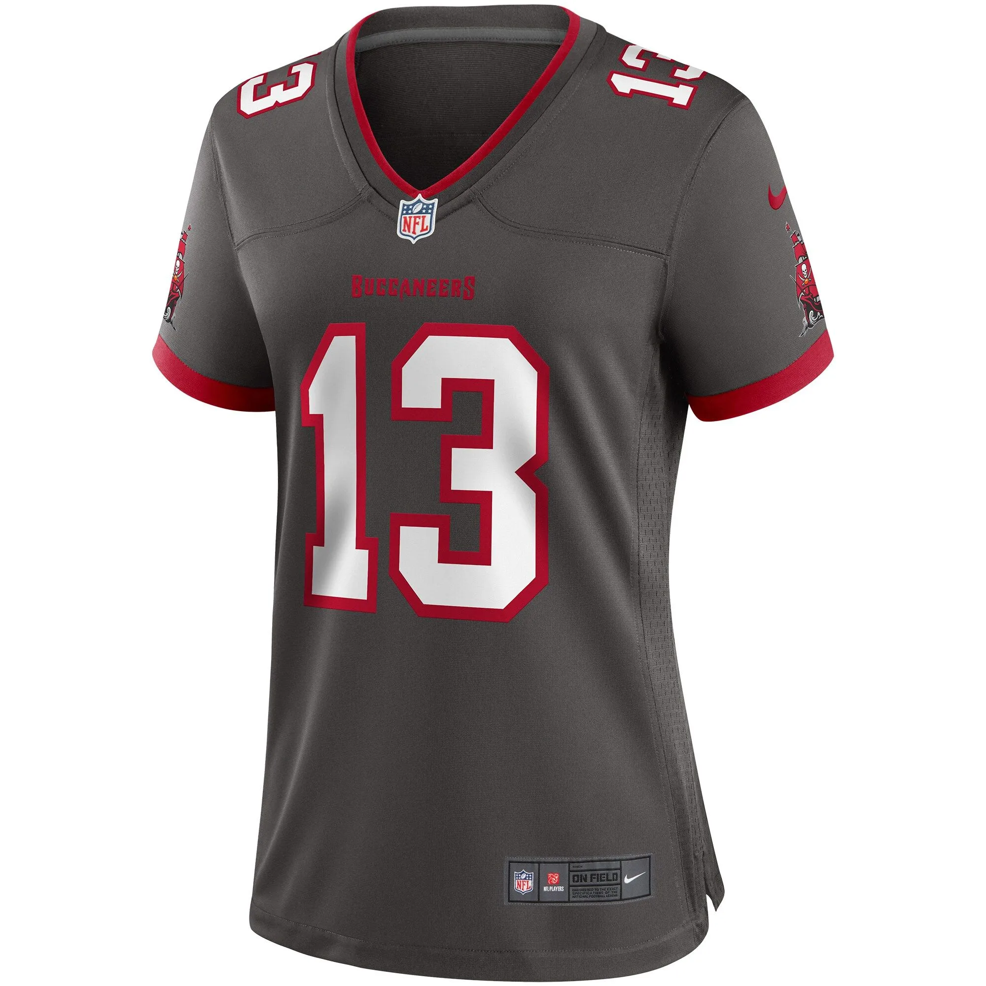 Mike Evans Tampa Bay Buccaneers  Women's Alternate Game Jersey - Pewter