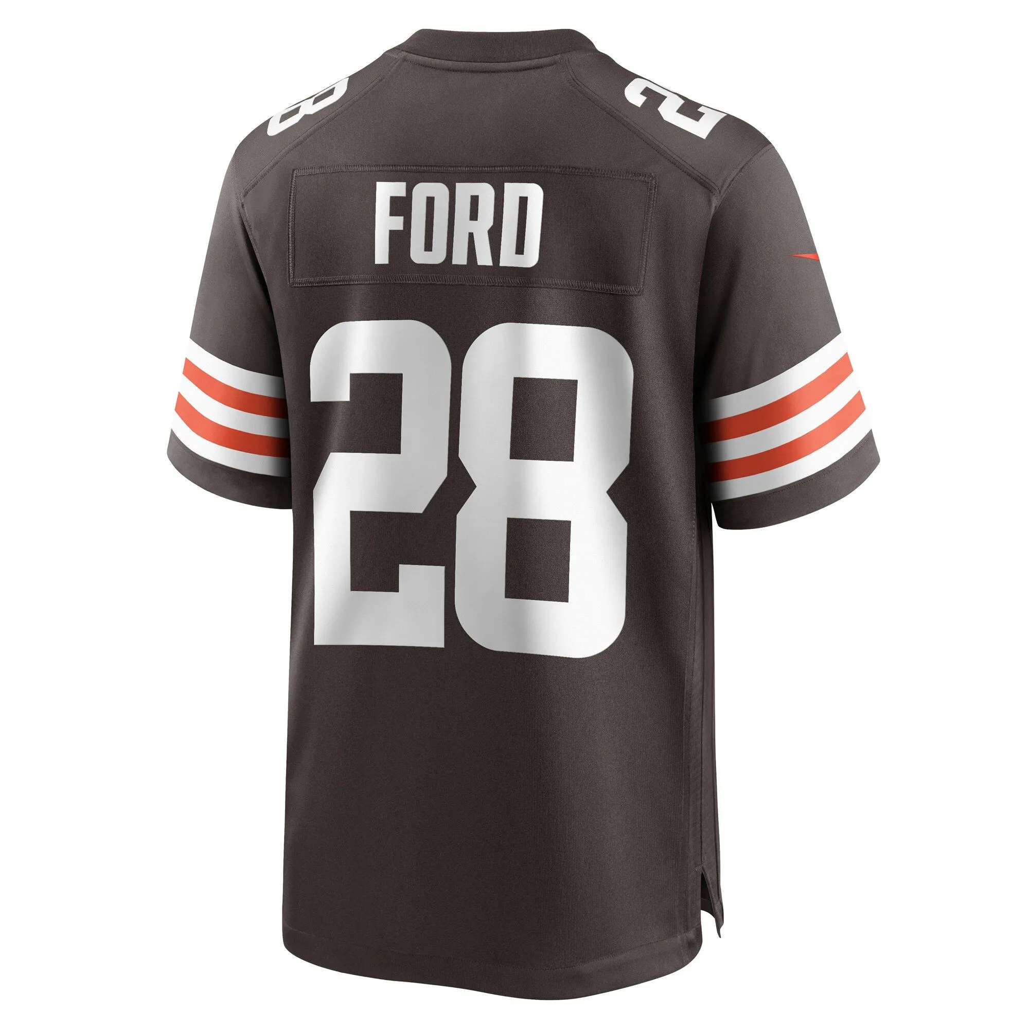 Mike Ford Cleveland Browns  Team Game Jersey -  Brown