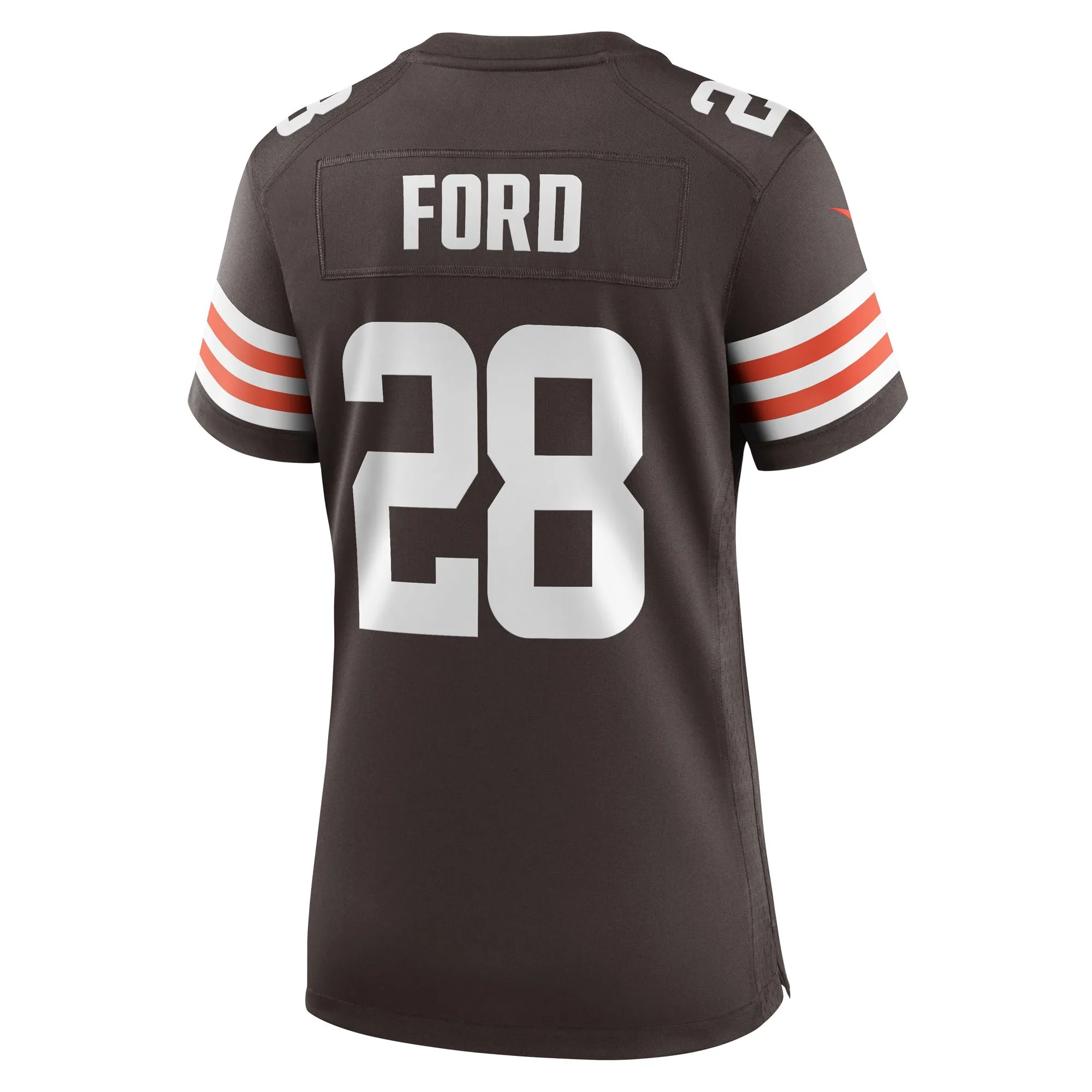 Mike Ford Cleveland Browns  Women's Team Game Jersey -  Brown