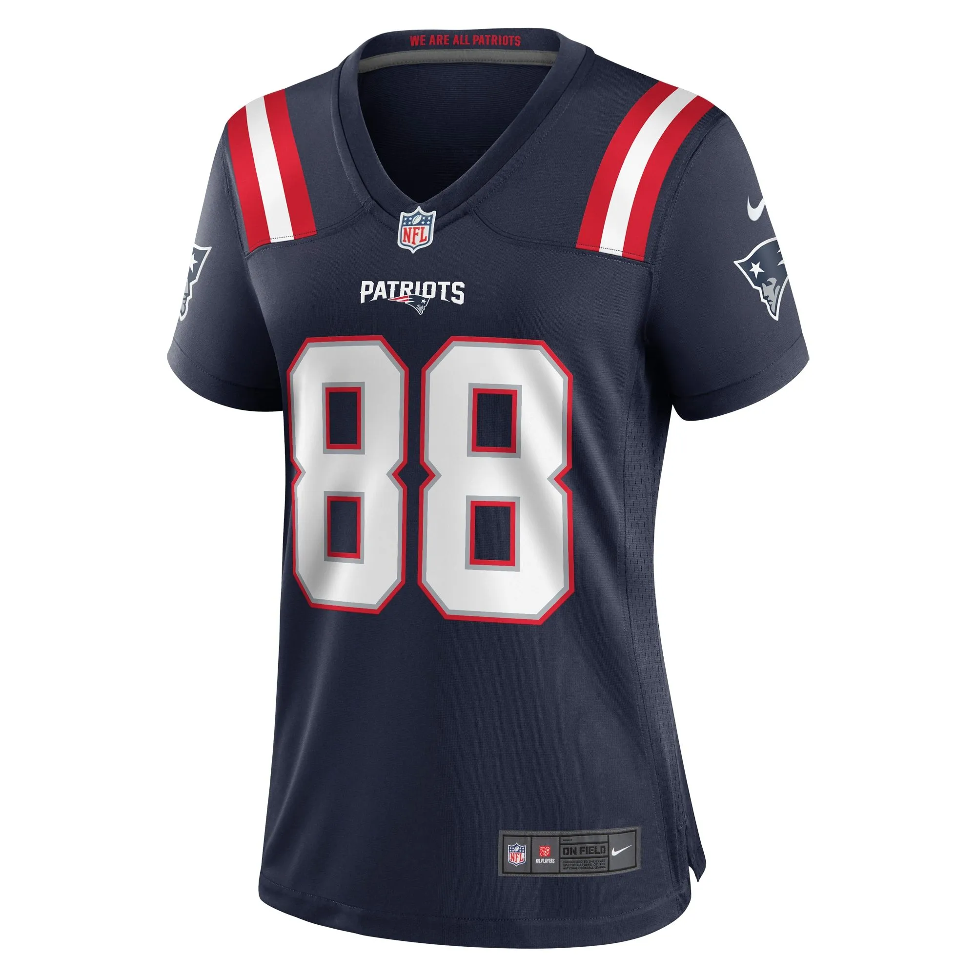 Mike Gesicki New England Patriots  Women's Game Jersey - Navy