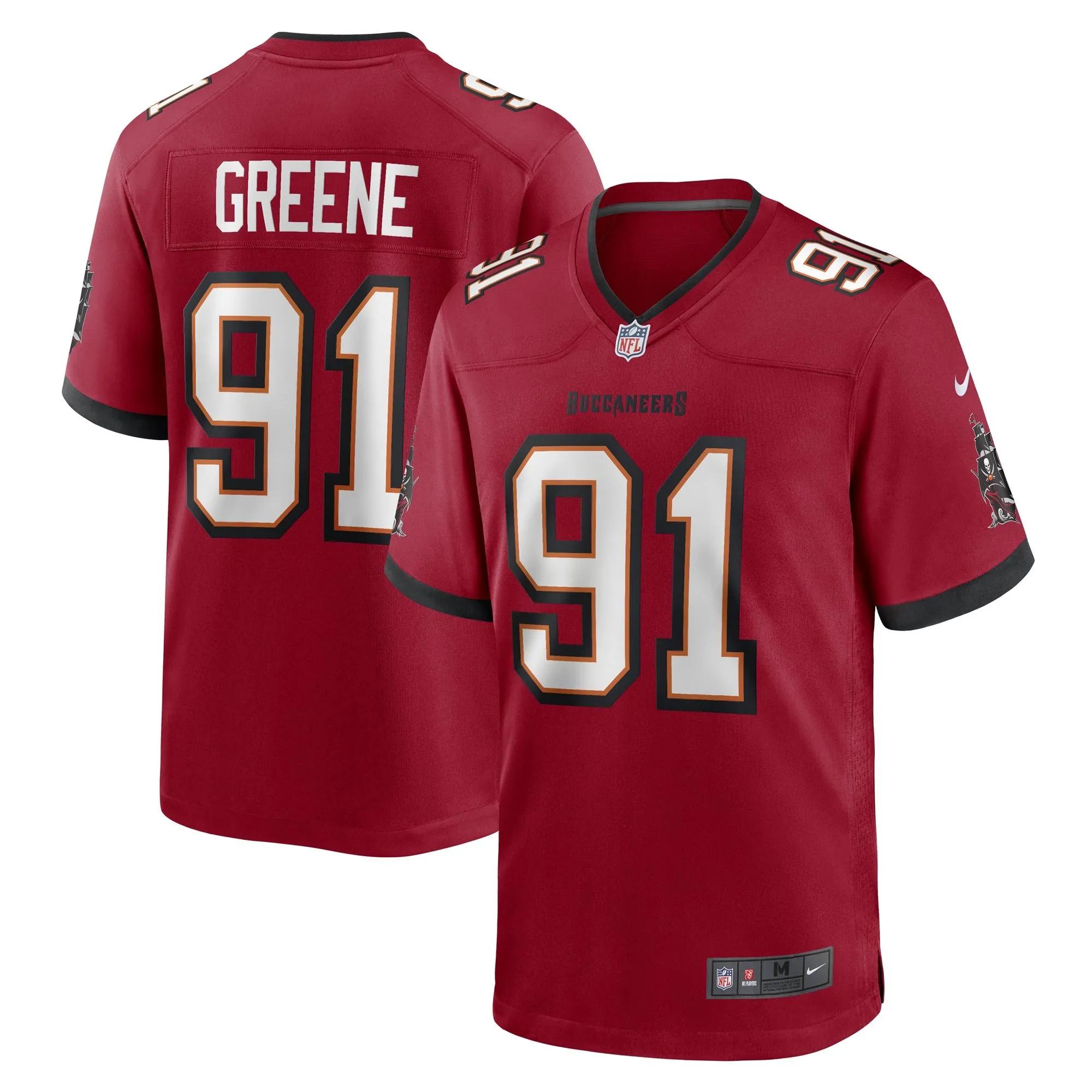 Mike Greene Tampa Bay Buccaneers  Game Player Jersey - Red