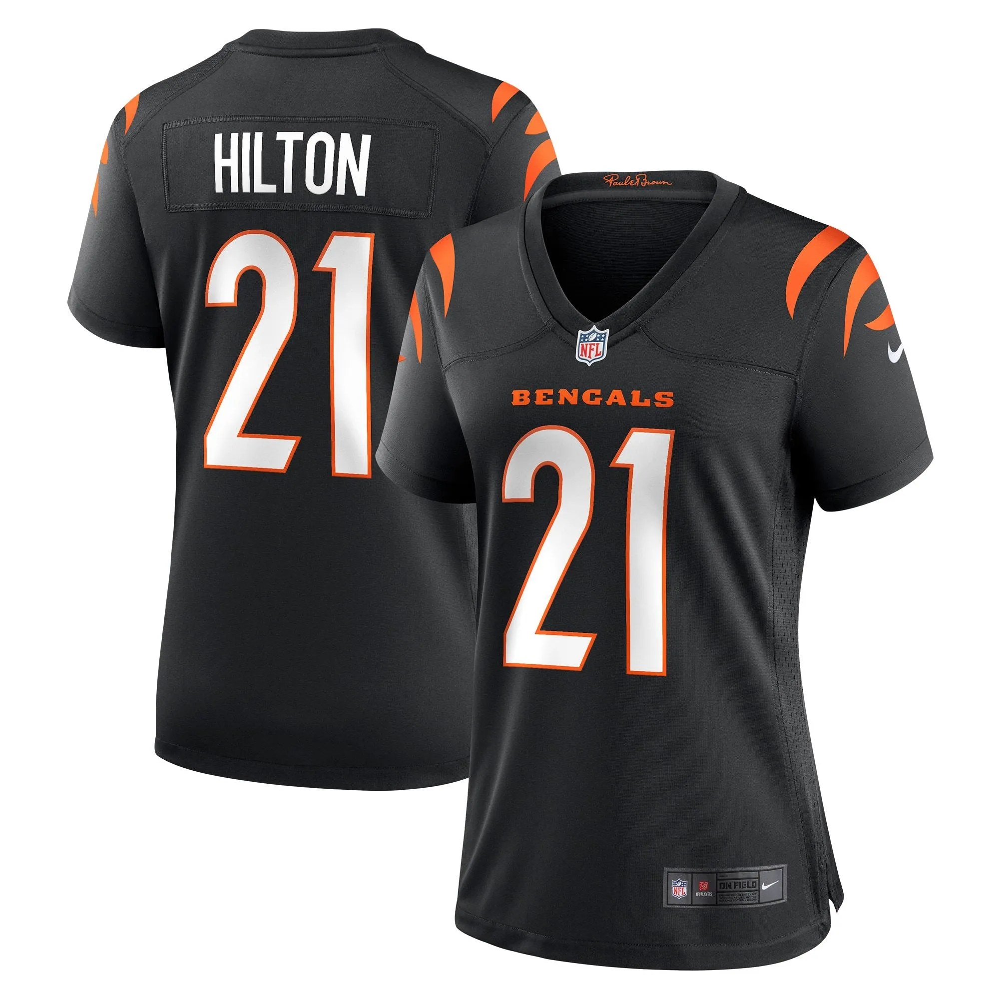 Mike Hilton Cincinnati Bengals  Women's Game Player Jersey - Black