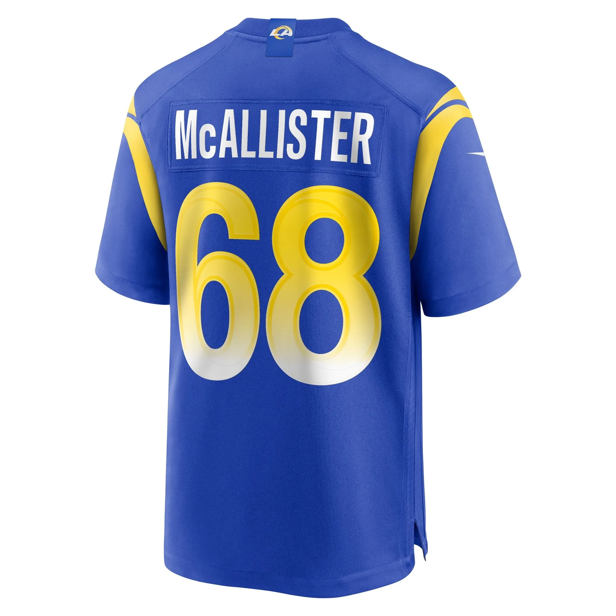 Mike McAllister Los Angeles Rams  Home Game Jersey - Royal