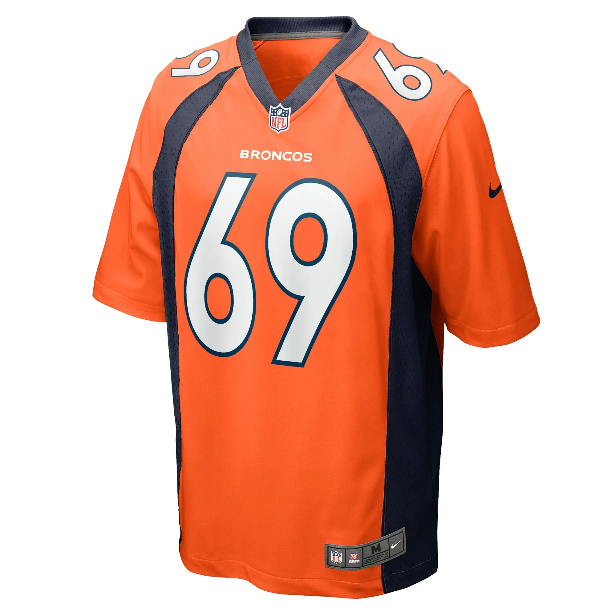 Mike McGlinchey Denver Broncos  Game Player Jersey - Orange