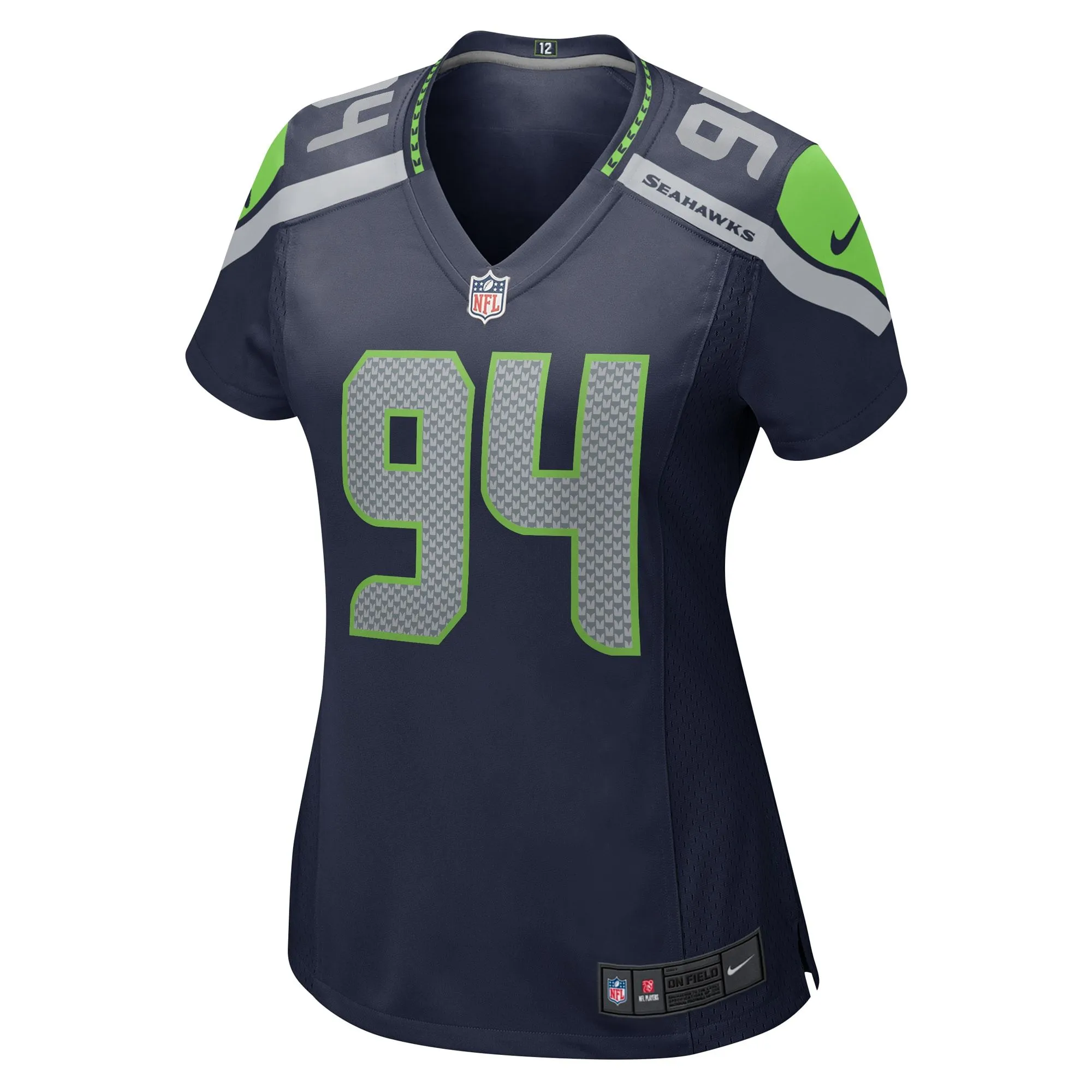 Mike Morris Seattle Seahawks  Women's  Game Jersey - College Navy