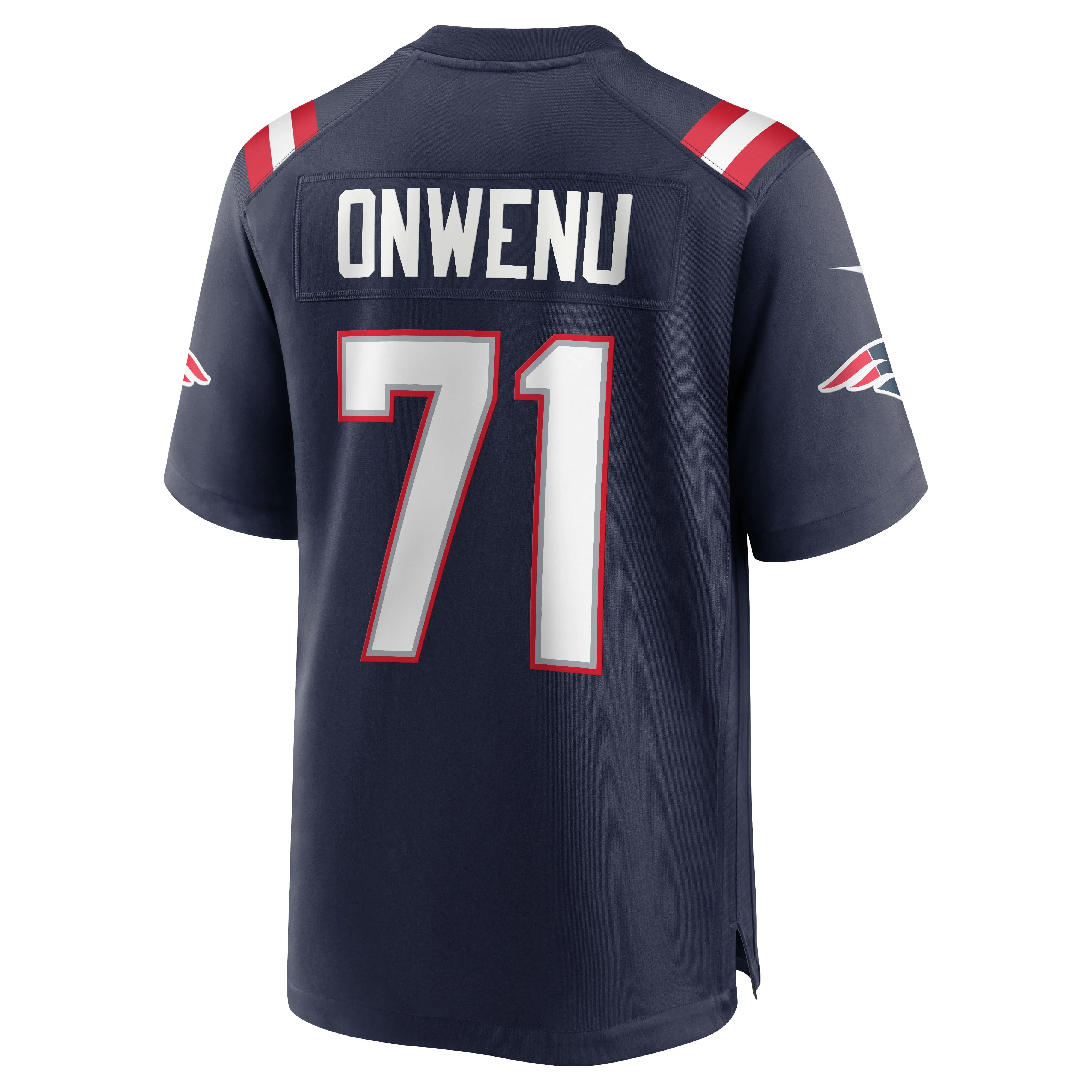 Mike Onwenu New England Patriots  Team Game Jersey - Navy