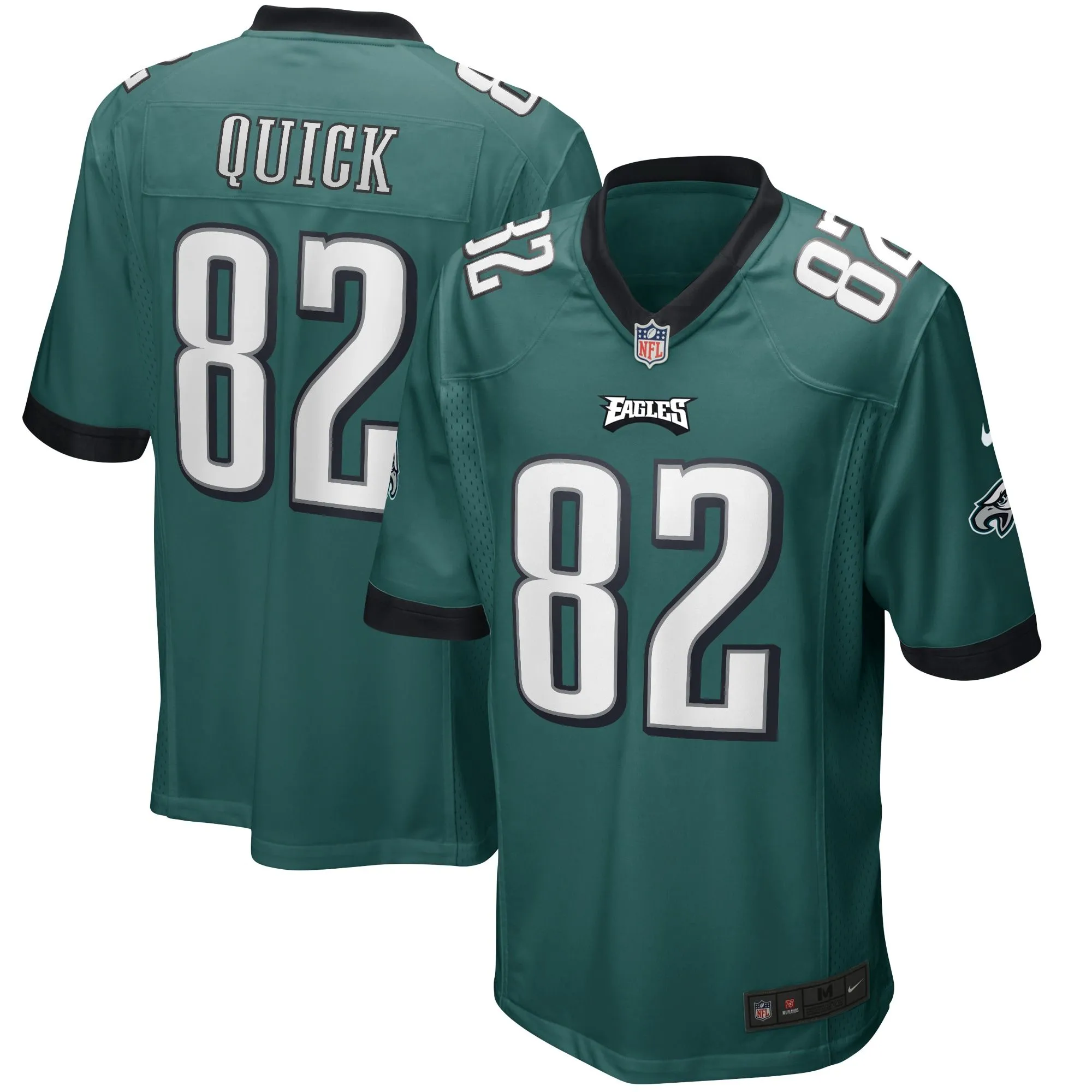 Mike Quick Philadelphia Eagles  Game Retired Player Jersey - Midnight Green