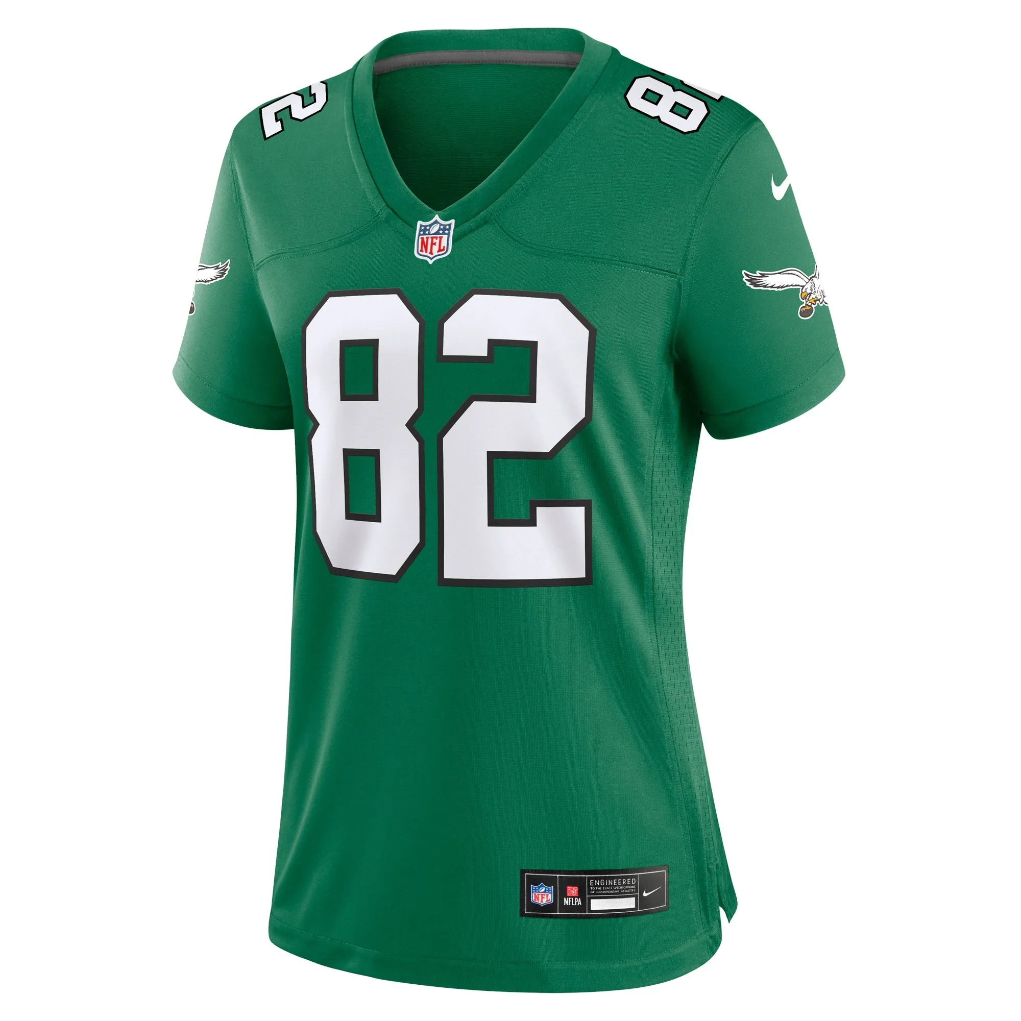 Mike Quick Philadelphia Eagles  Women's Alternate Game Jersey - Kelly Green