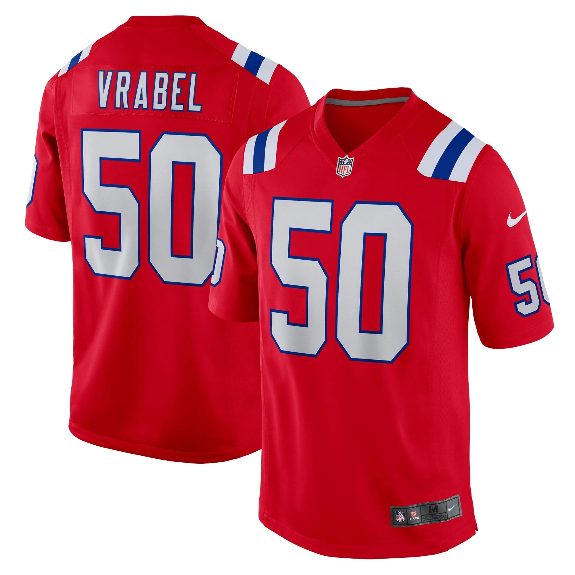 Mike Vrabel New England Patriots  Retired Player Alternate Game Jersey - Red