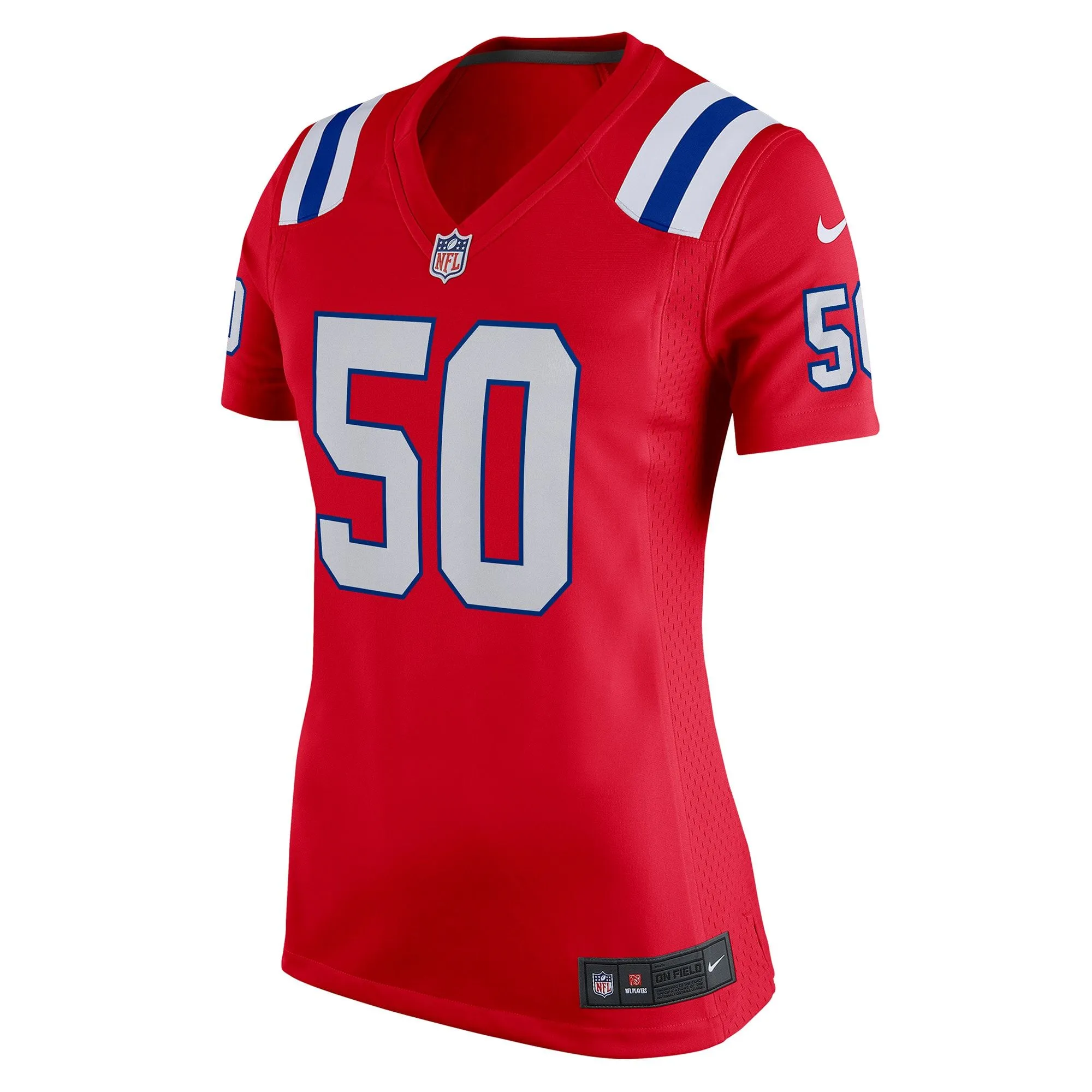 Mike Vrabel New England Patriots  Women's Retired Game Jersey - Red