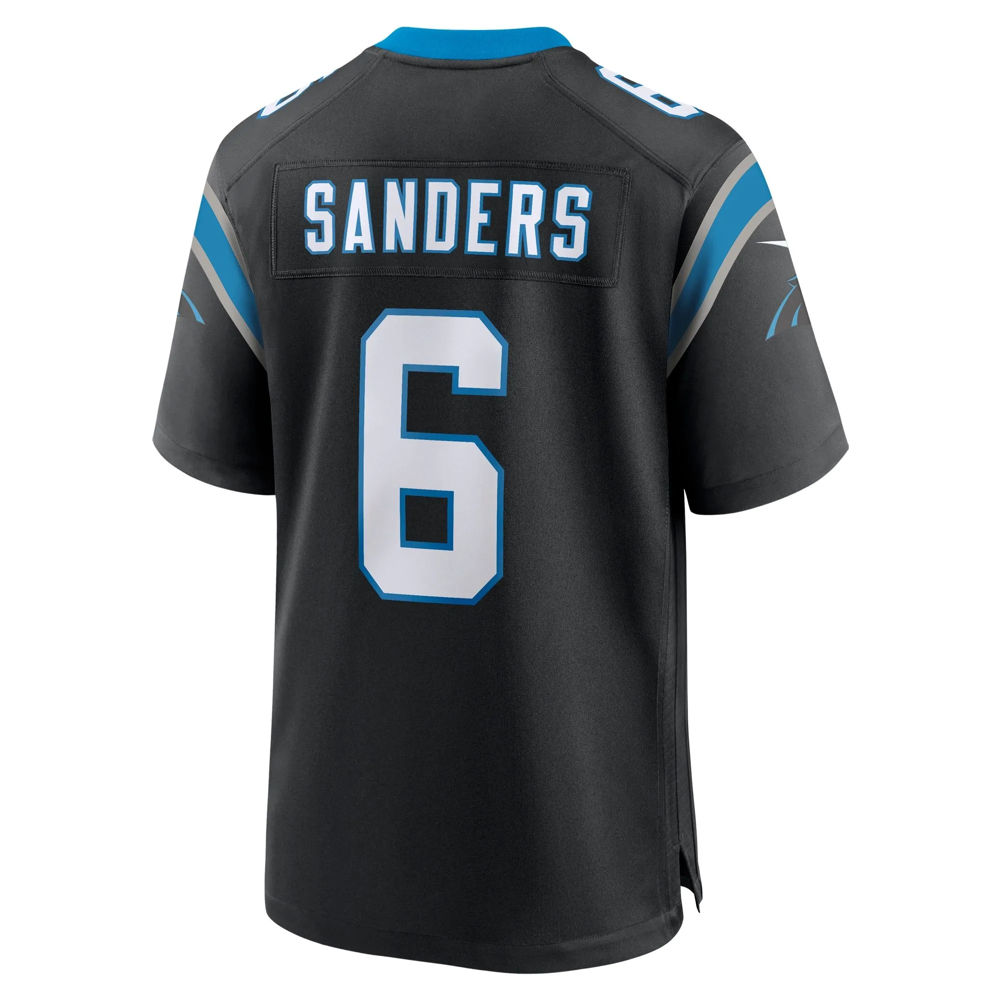 Miles Sanders Carolina Panthers  Game Player Jersey - Black