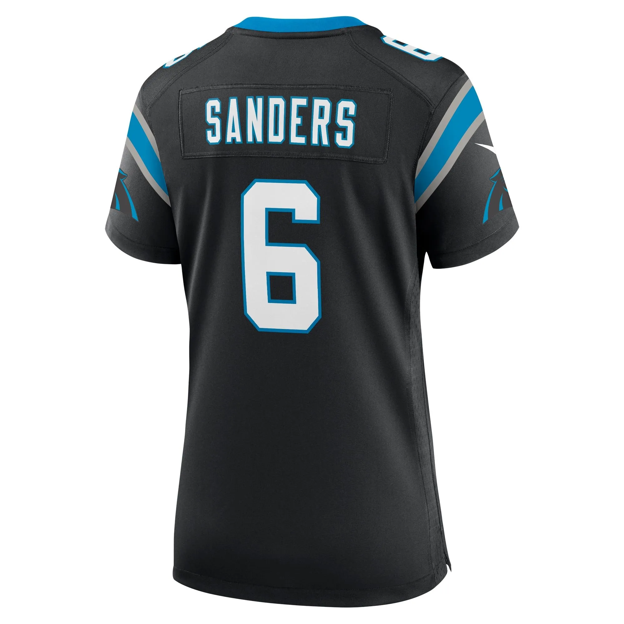 Miles Sanders Carolina Panthers  Women's Team Game Jersey - Black