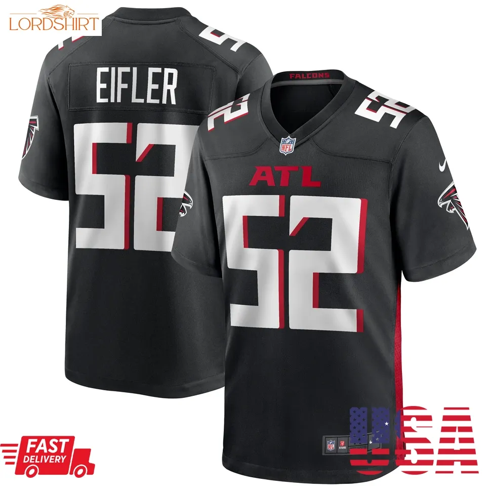 Milo Eifler Atlanta Falcons   Game Jersey    Black