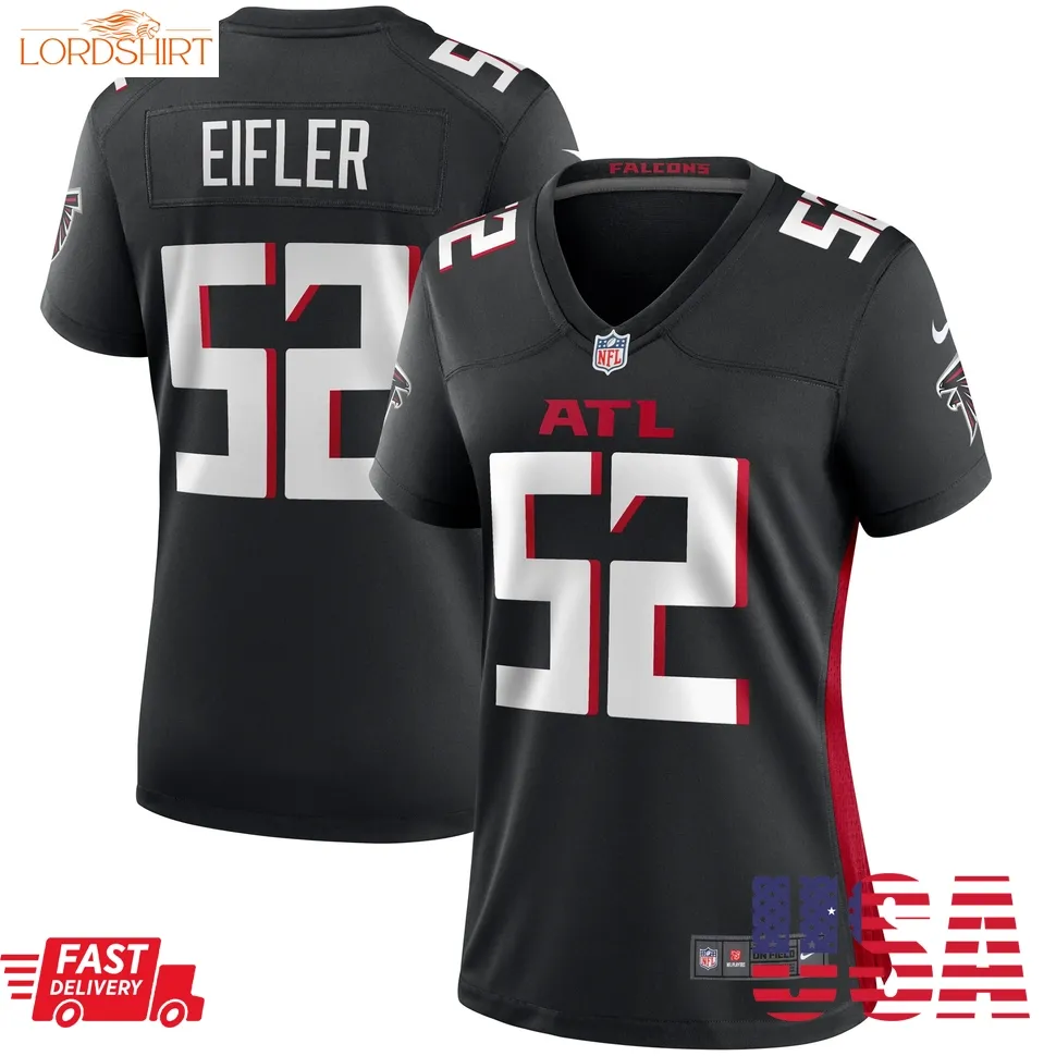 Milo Eifler Atlanta Falcons  Women's  Game Jersey    Black