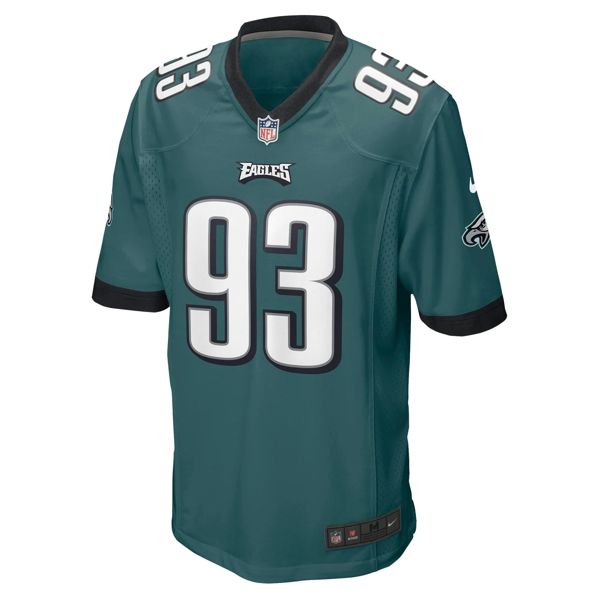 Milton Williams Philadelphia Eagles  Game Jersey - Midnight Green