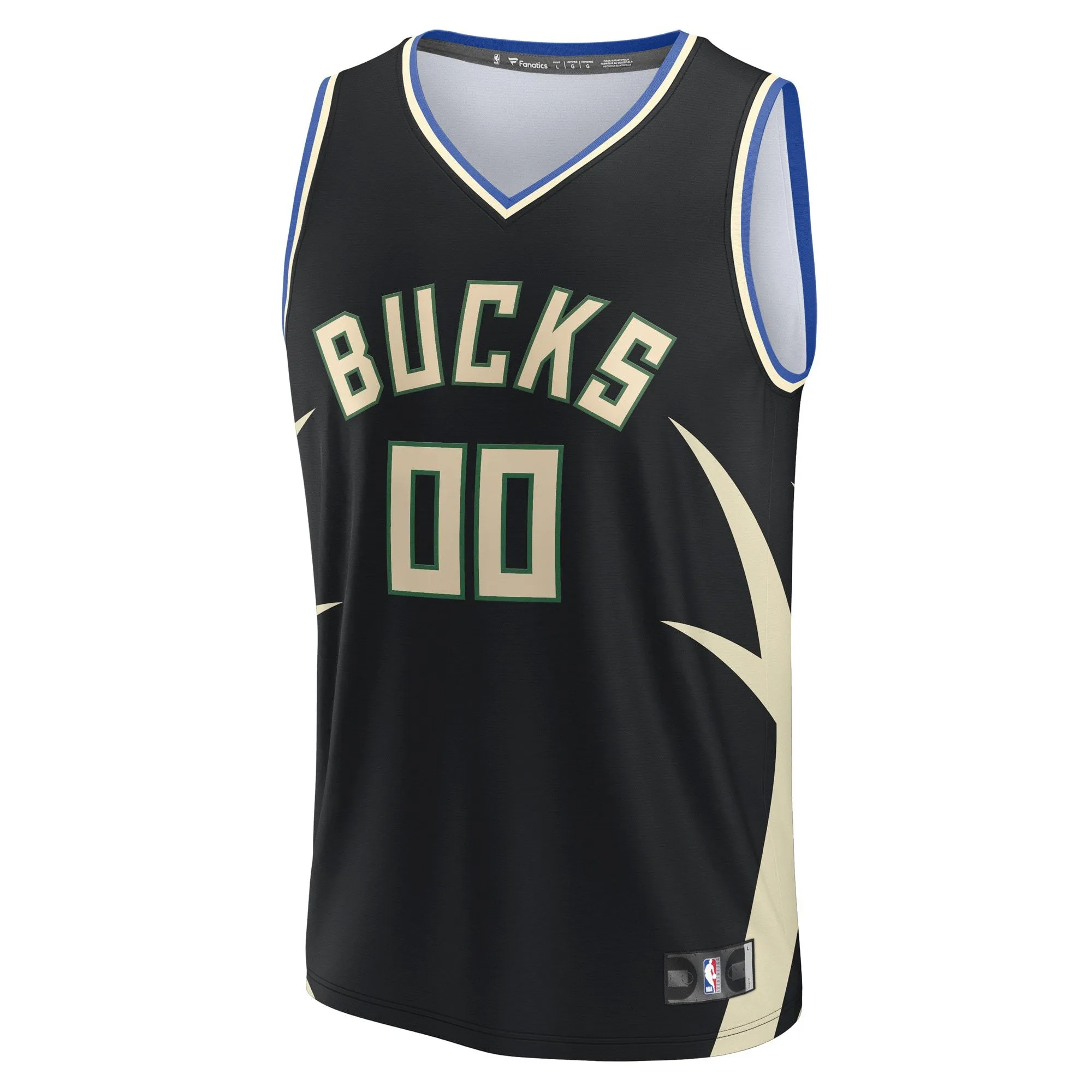 Milwaukee Bucks Fanatics Branded Custom Fast Break Jersey - Statement Edition - Black