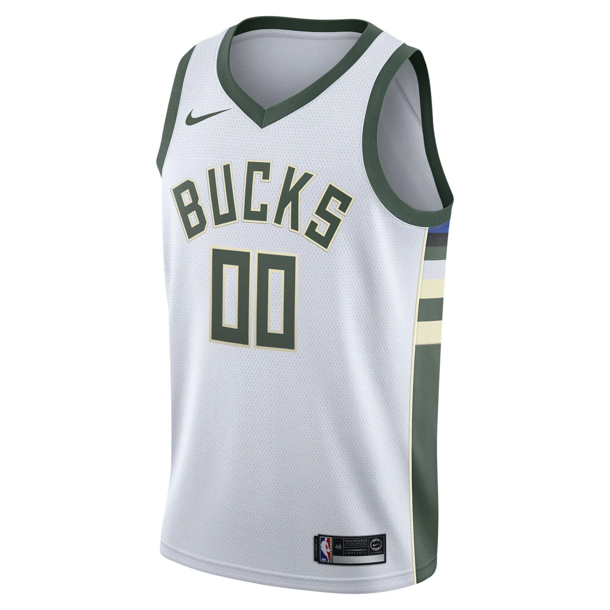 Milwaukee Bucks  2020/21 Swingman Custom Jersey - Association Edition - White