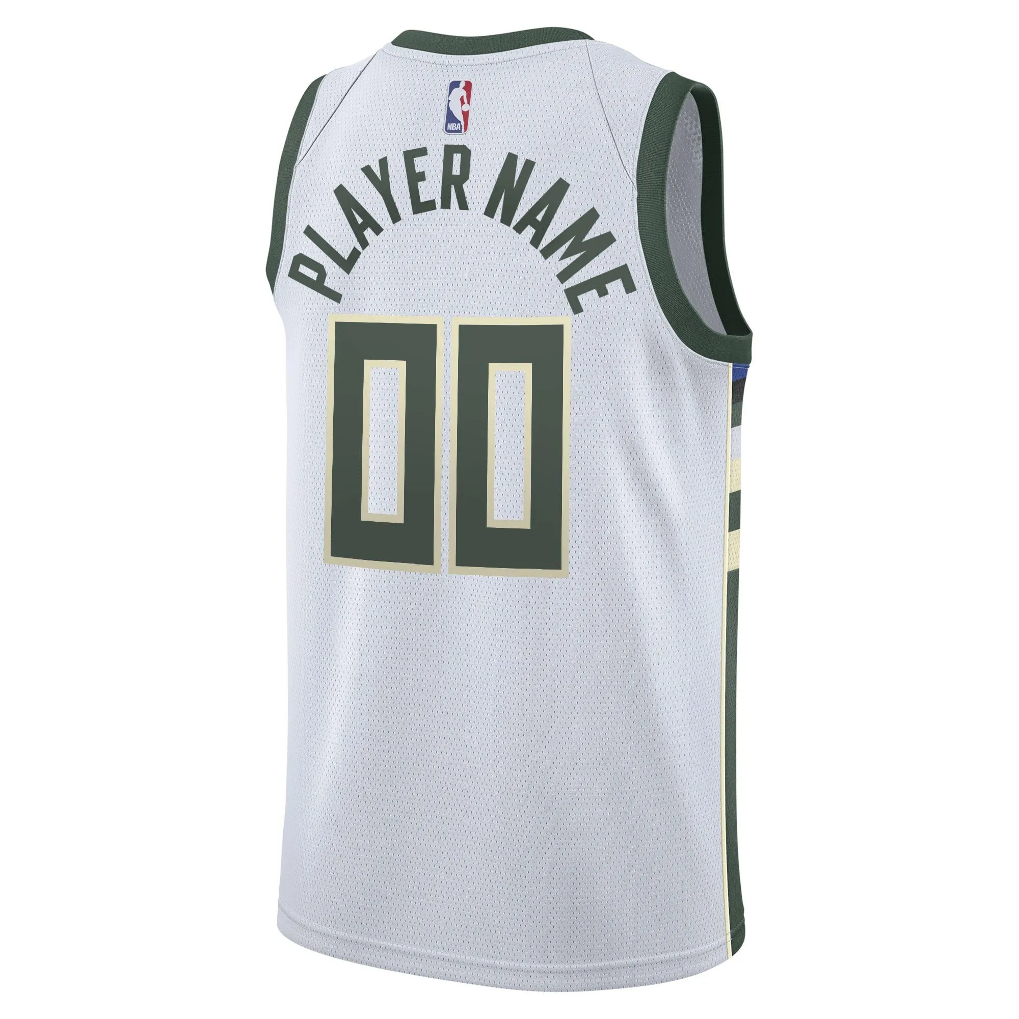 Milwaukee Bucks  2020/21 Swingman Custom Jersey - Association Edition - White