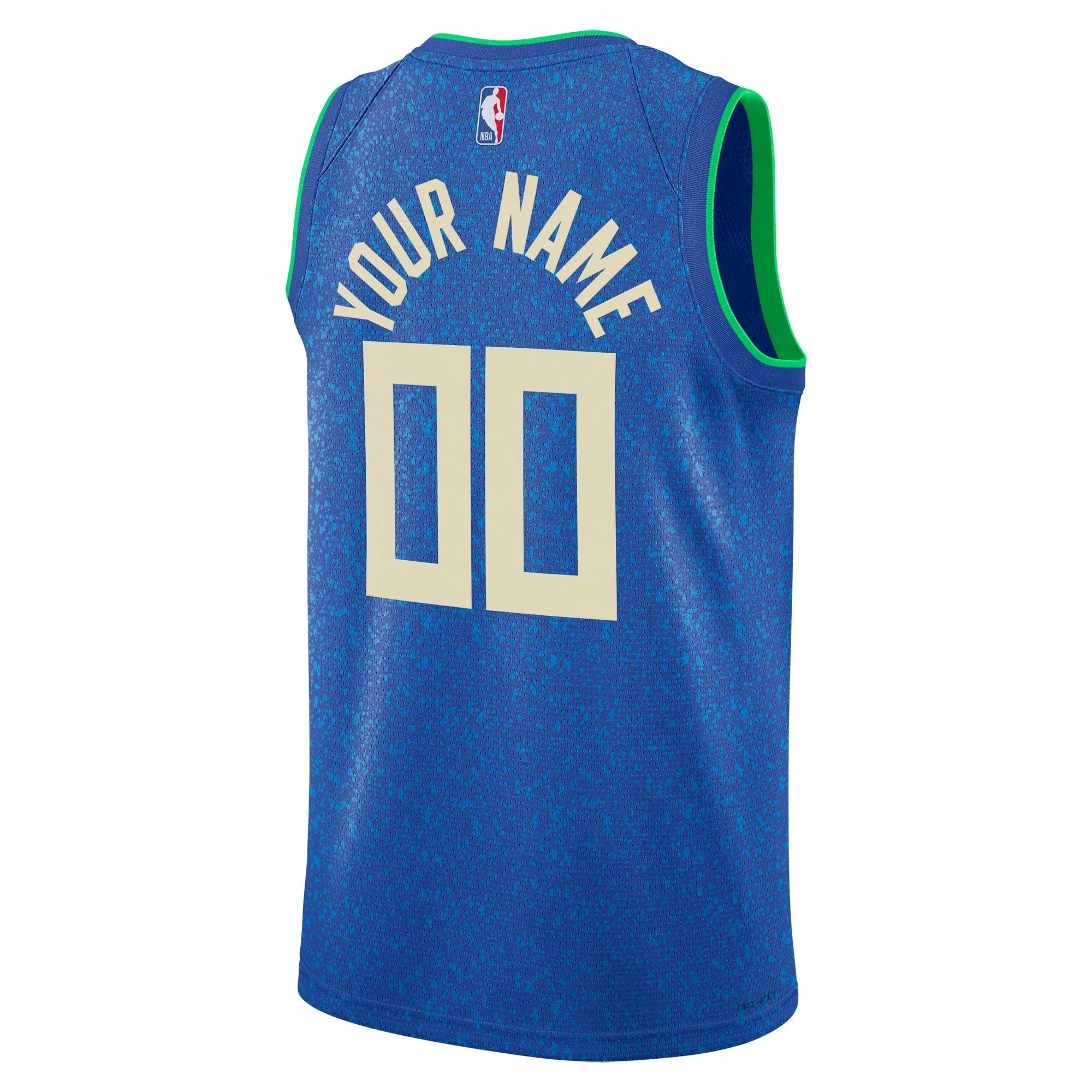 Milwaukee Bucks  Unisex 2023/24 Custom Swingman Jersey - Royal - City Edition