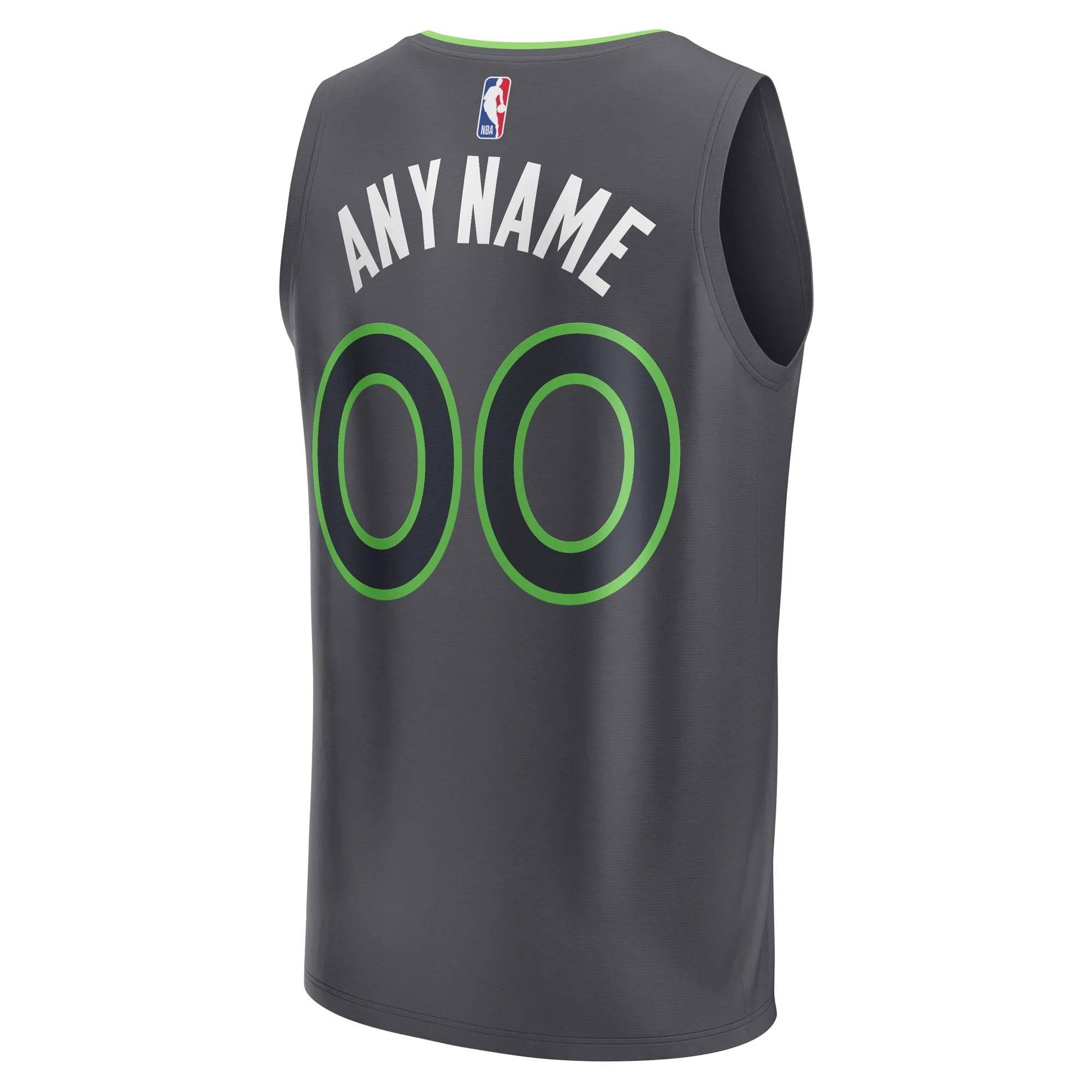 Minnesota Timberwolves Fanatics Branded Custom Fast Break Jersey - Statement Edition - Black