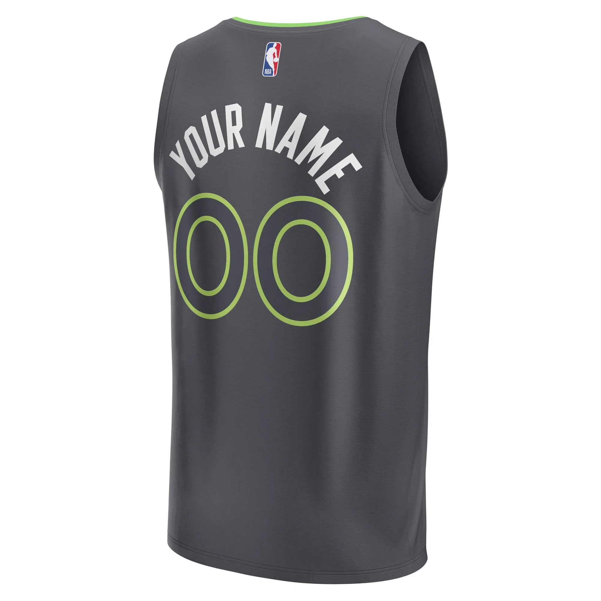 Minnesota Timberwolves Fanatics Branded Youth Custom Fast Break Jersey - Statement Edition - Black