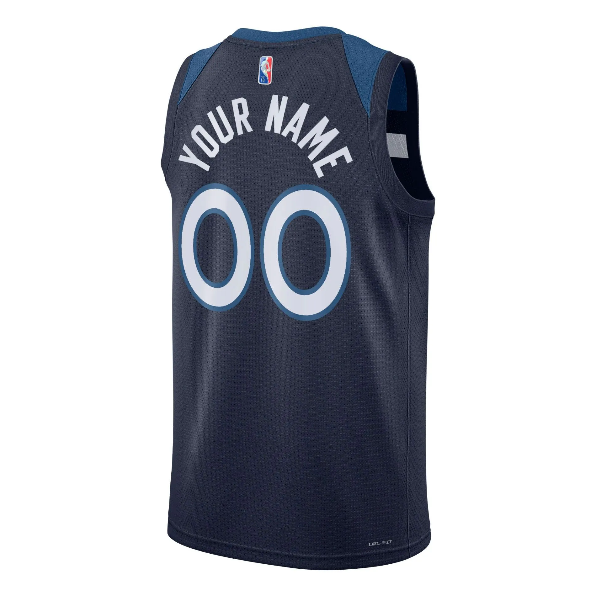 Minnesota Timberwolves  2021/22 Diamond Swingman Custom Jersey - Icon Edition - Navy