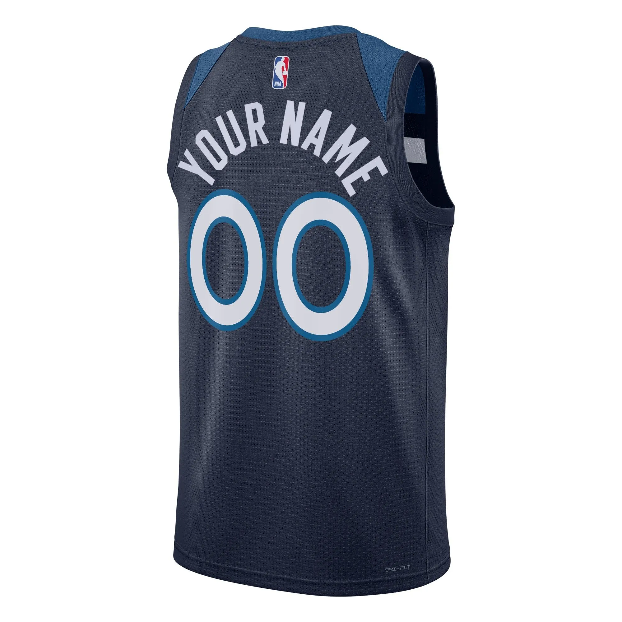 Minnesota Timberwolves  Unisex Swingman Custom Jersey Navy - Icon Edition