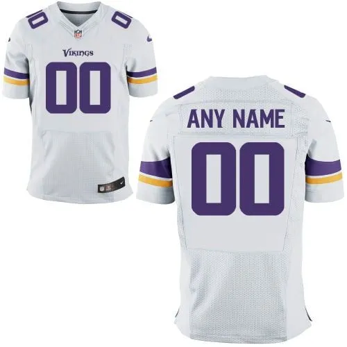 Minnesota Vikings  Custom Elite Jersey - White