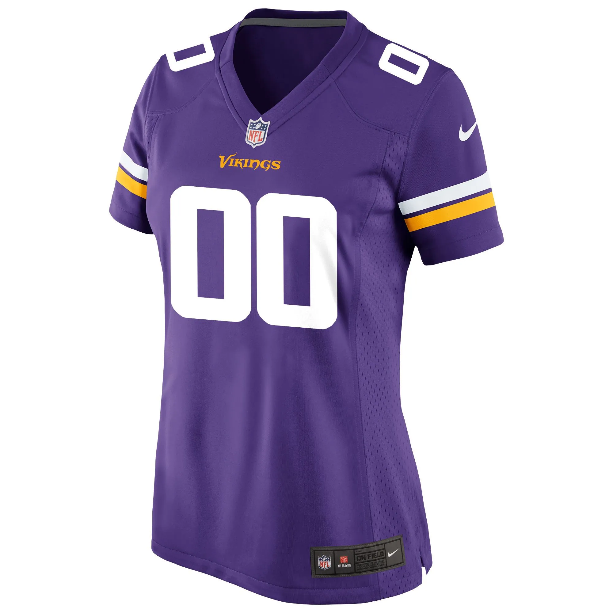 Minnesota Vikings  Women's Custom Game Jersey - Purple