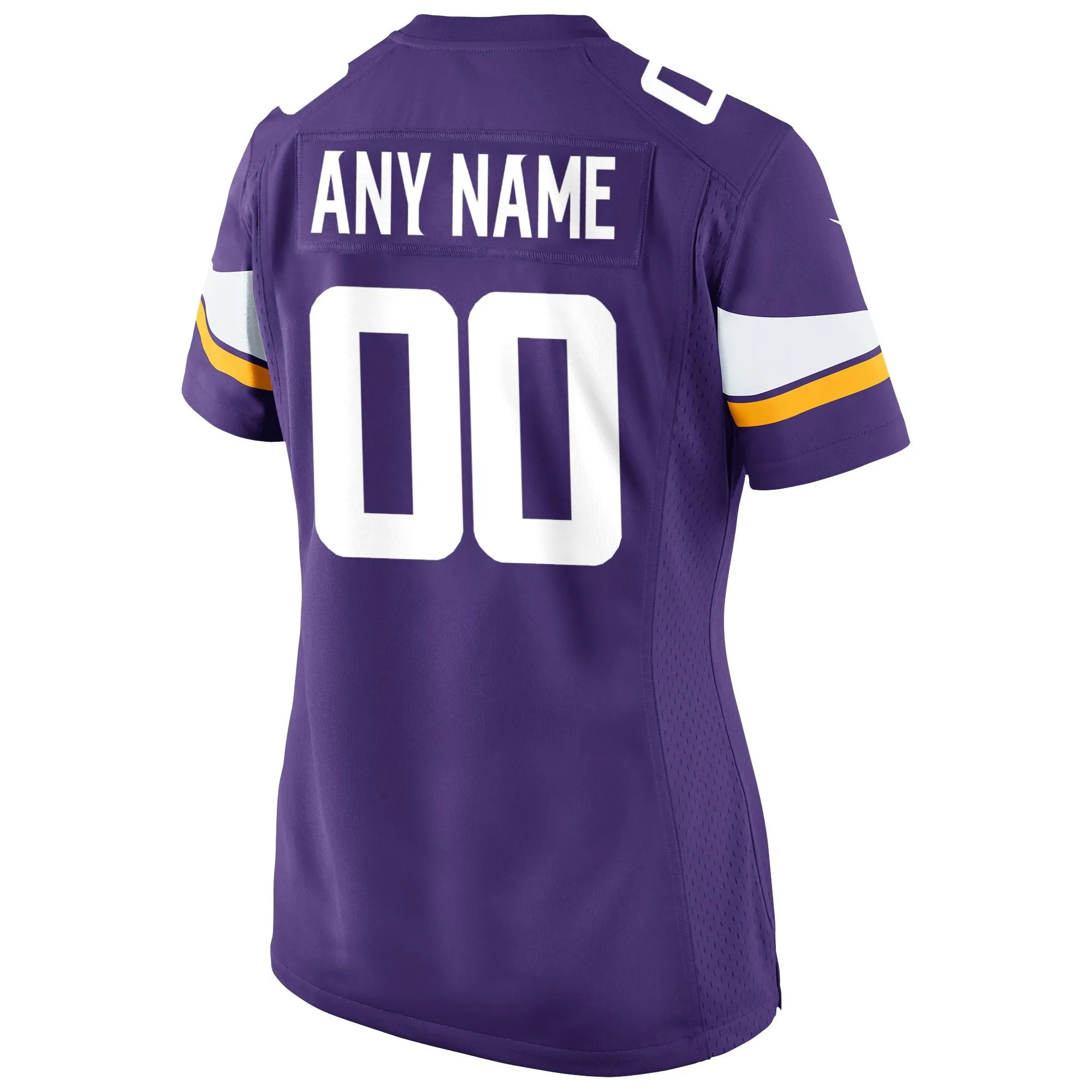 Minnesota Vikings  Women's Custom Game Jersey - Purple