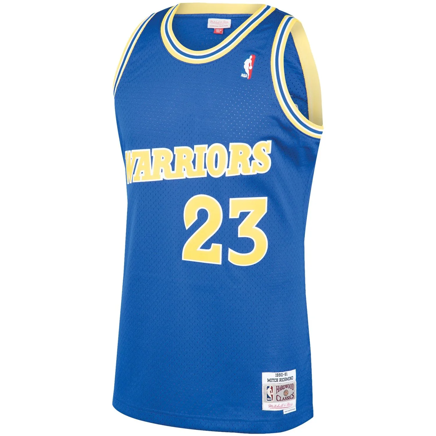 Mitch Richmond Golden State Warriors Mitchell & Ness 1990/91 Hardwood Classics Swingman Jersey - Royal