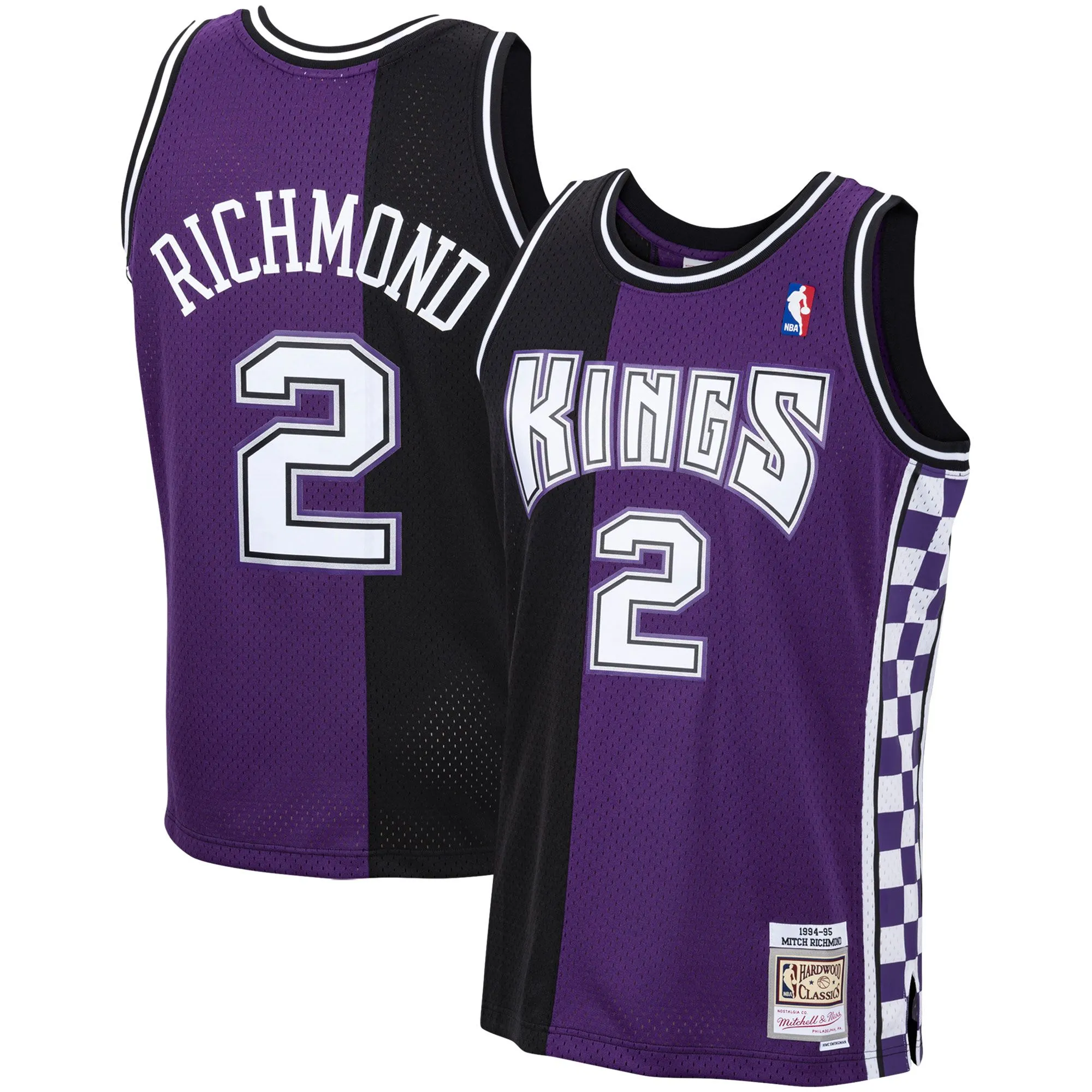 Mitch Richmond Sacramento Kings Mitchell & Ness 1994/95 Hardwood Classics Swingman Jersey - Purple