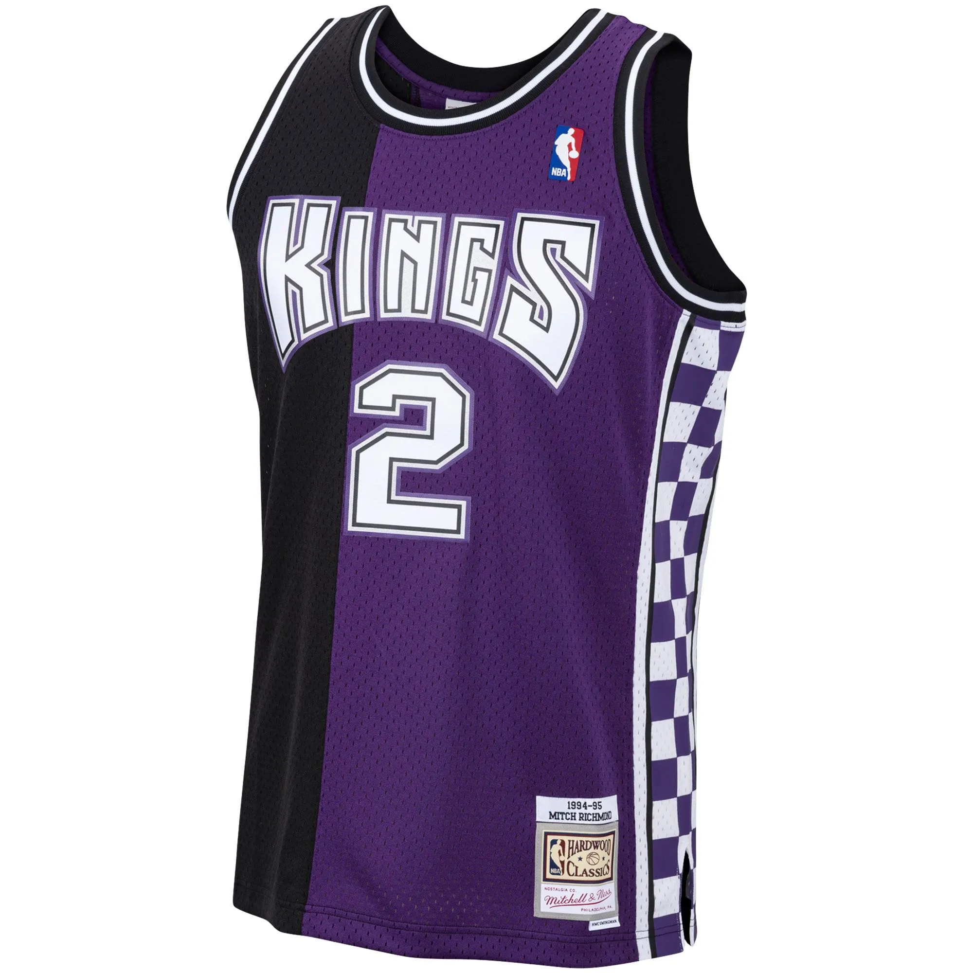 Mitch Richmond Sacramento Kings Mitchell & Ness 1994/95 Hardwood Classics Swingman Jersey - Purple