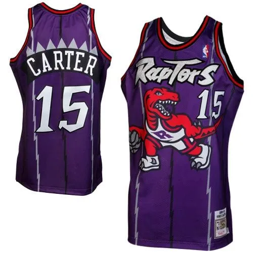 Mitchell & Ness Vince Carter Toronto Raptors 1998/99 Throwback  Jersey - Purple