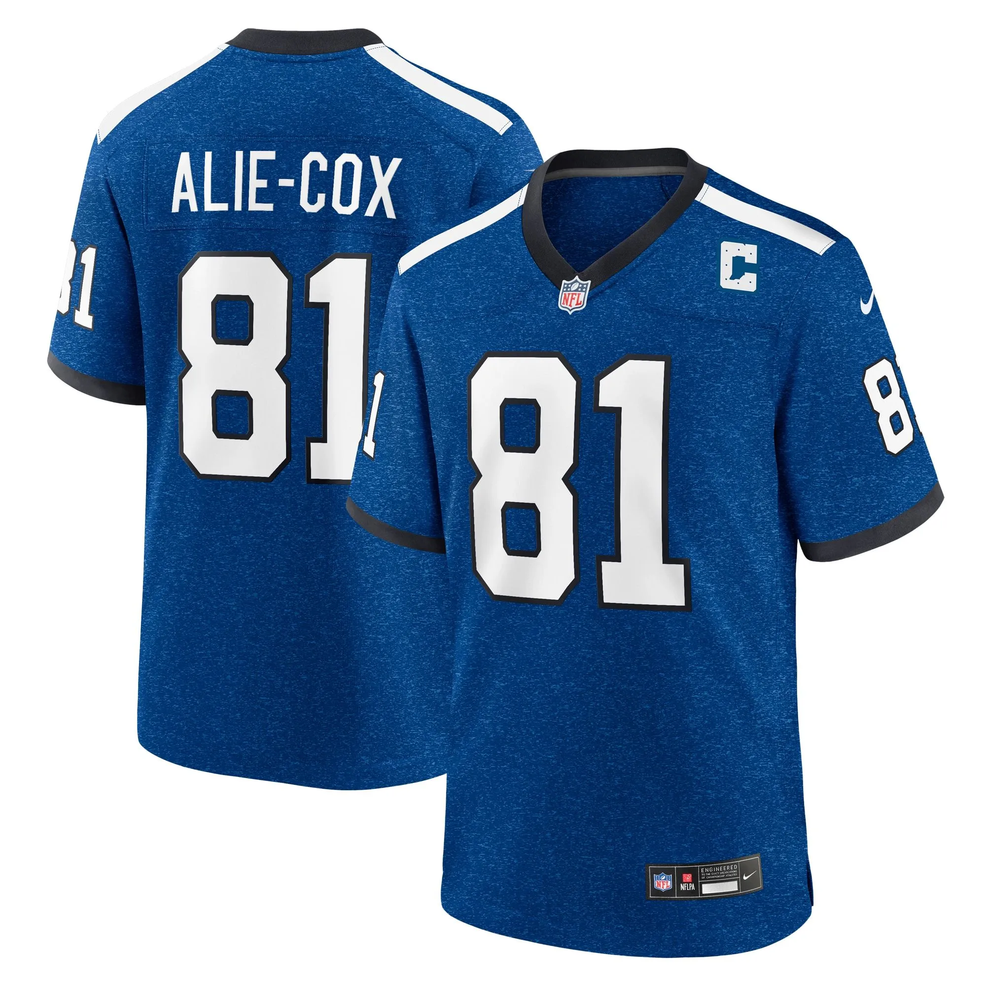 Mo Alie Cox Indianapolis Colts  Indiana Nights Alternate Game Jersey - Royal